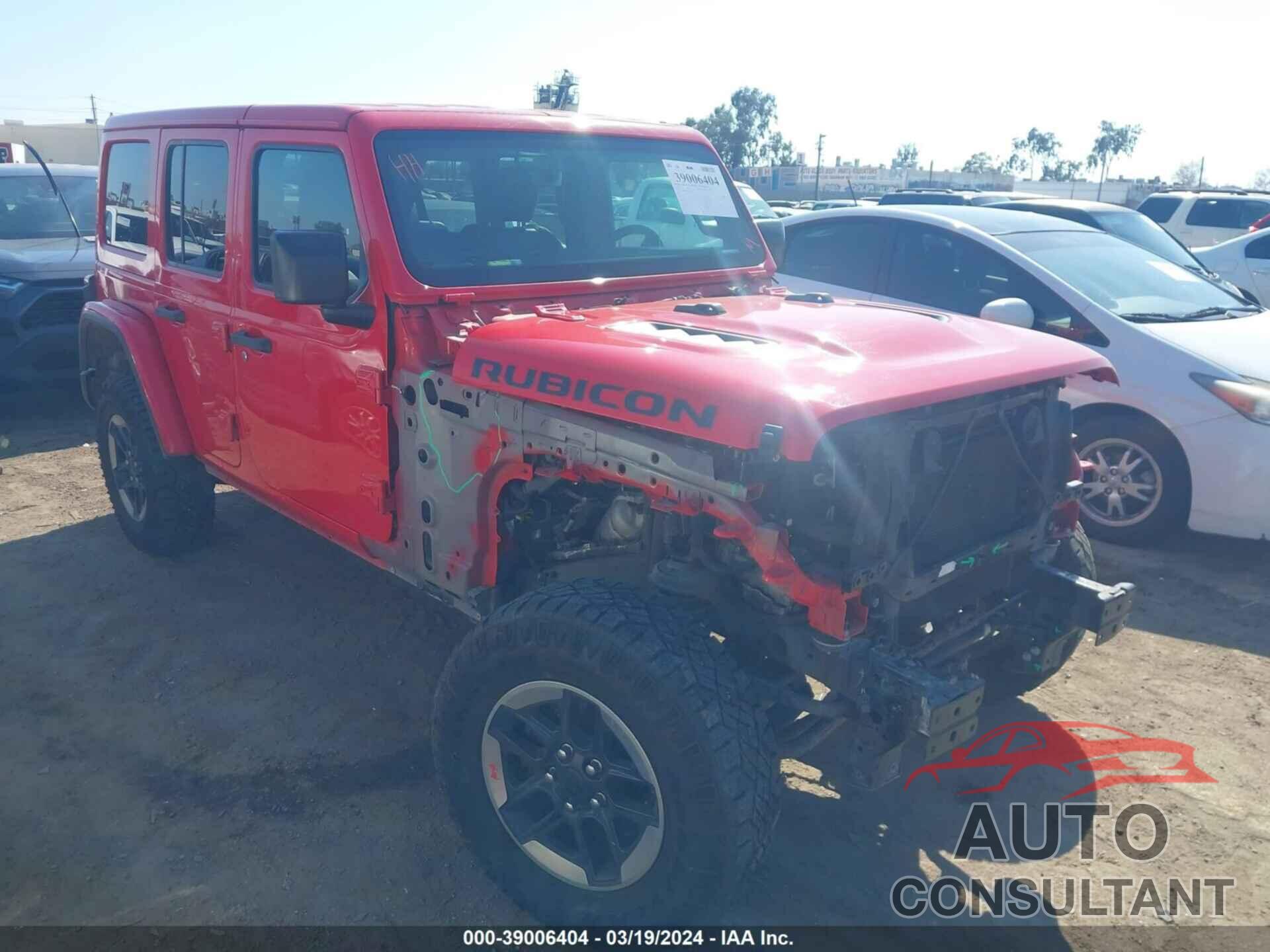 JEEP WRANGLER UNLIMITED 2019 - 1C4HJXFG3KW521954