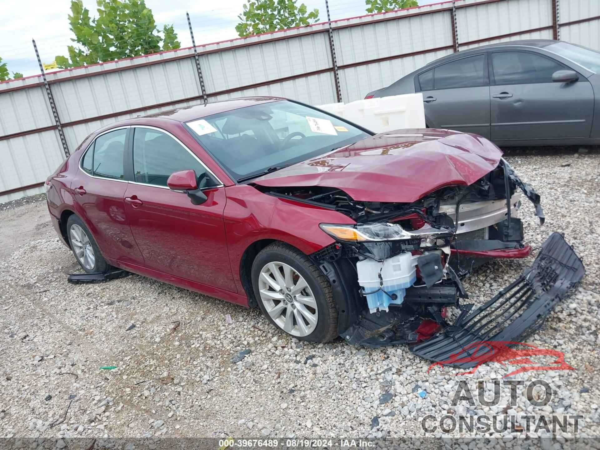 TOYOTA CAMRY 2019 - 4T1B11HK6KU688305