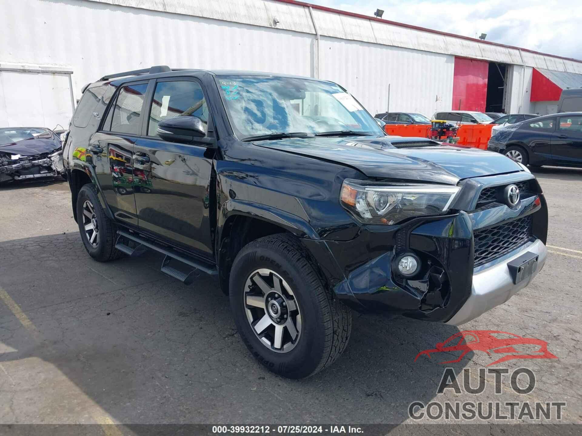 TOYOTA 4RUNNER 2019 - JTEBU5JR8K5705203