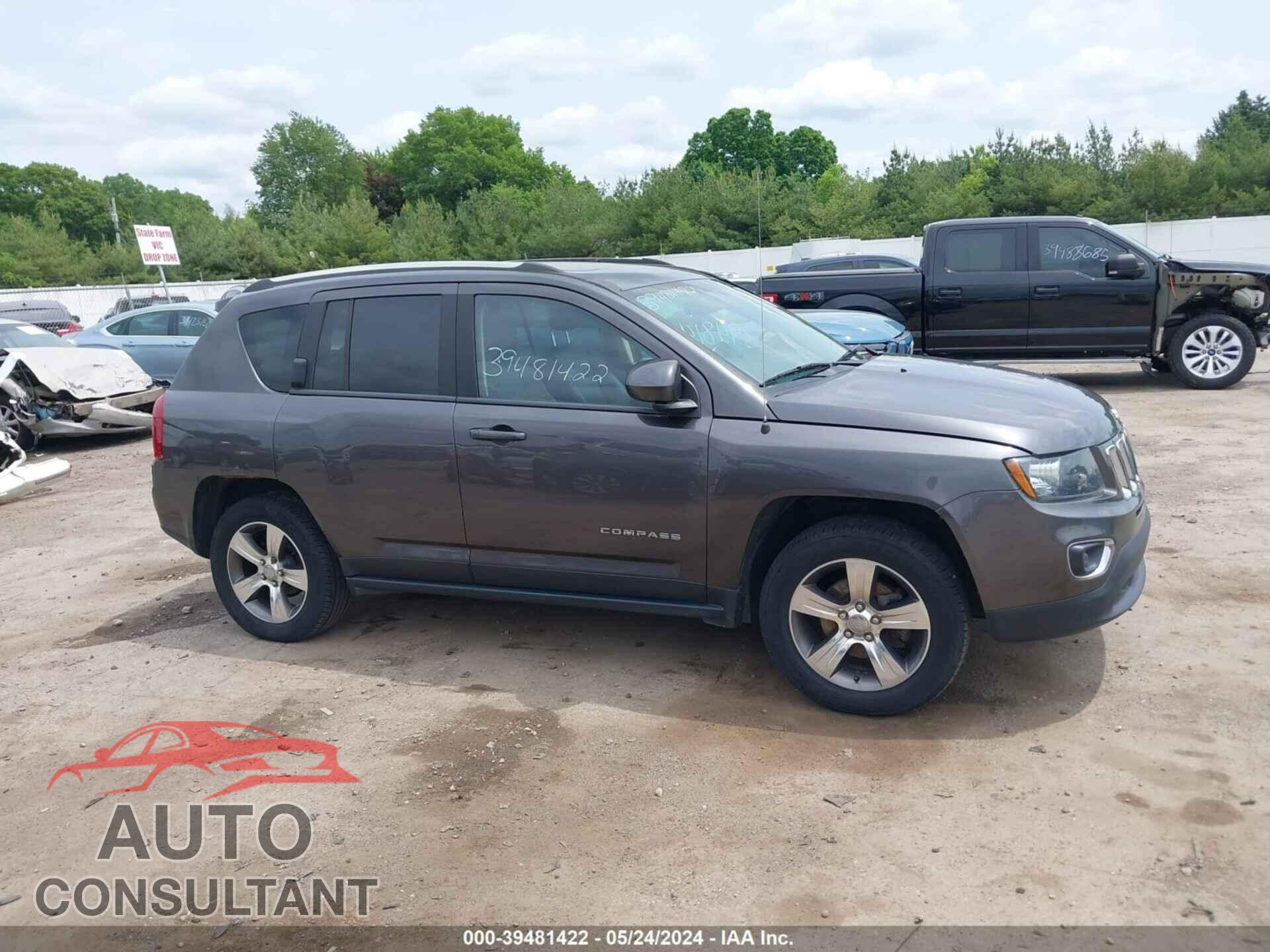 JEEP COMPASS 2017 - 1C4NJDEB3HD178154