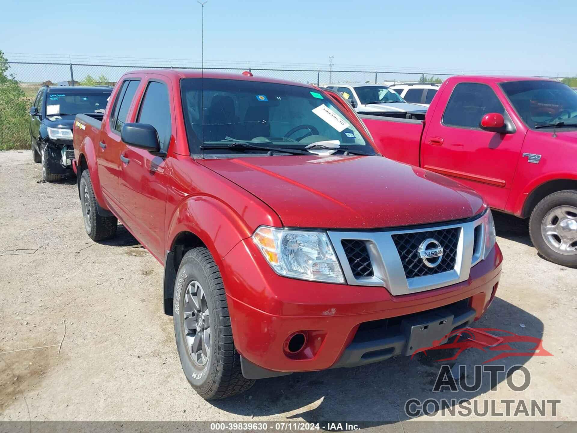 NISSAN FRONTIER 2018 - 1N6DD0ER4JN711179