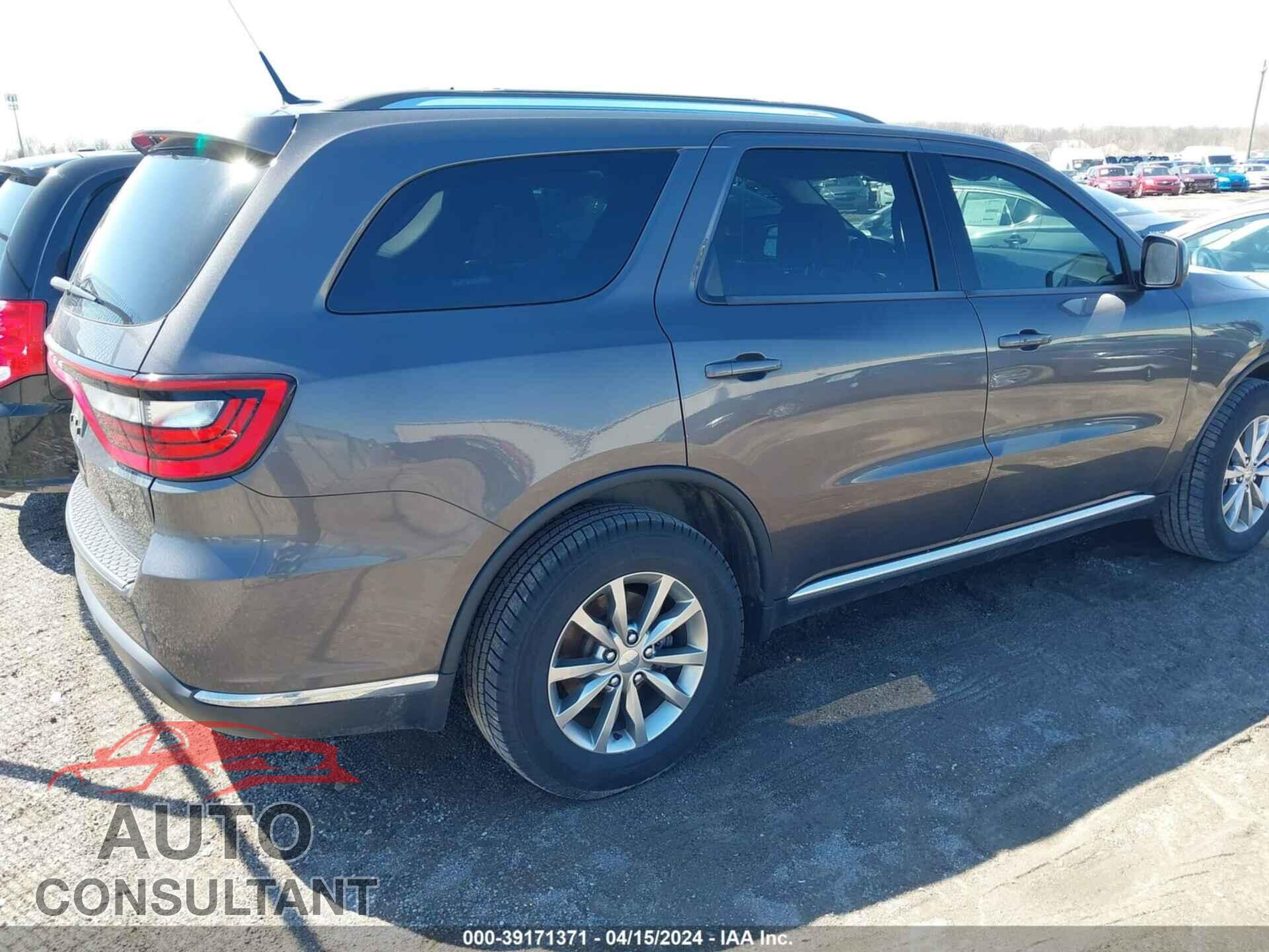 DODGE DURANGO 2017 - 1C4RDJAG2HC857539