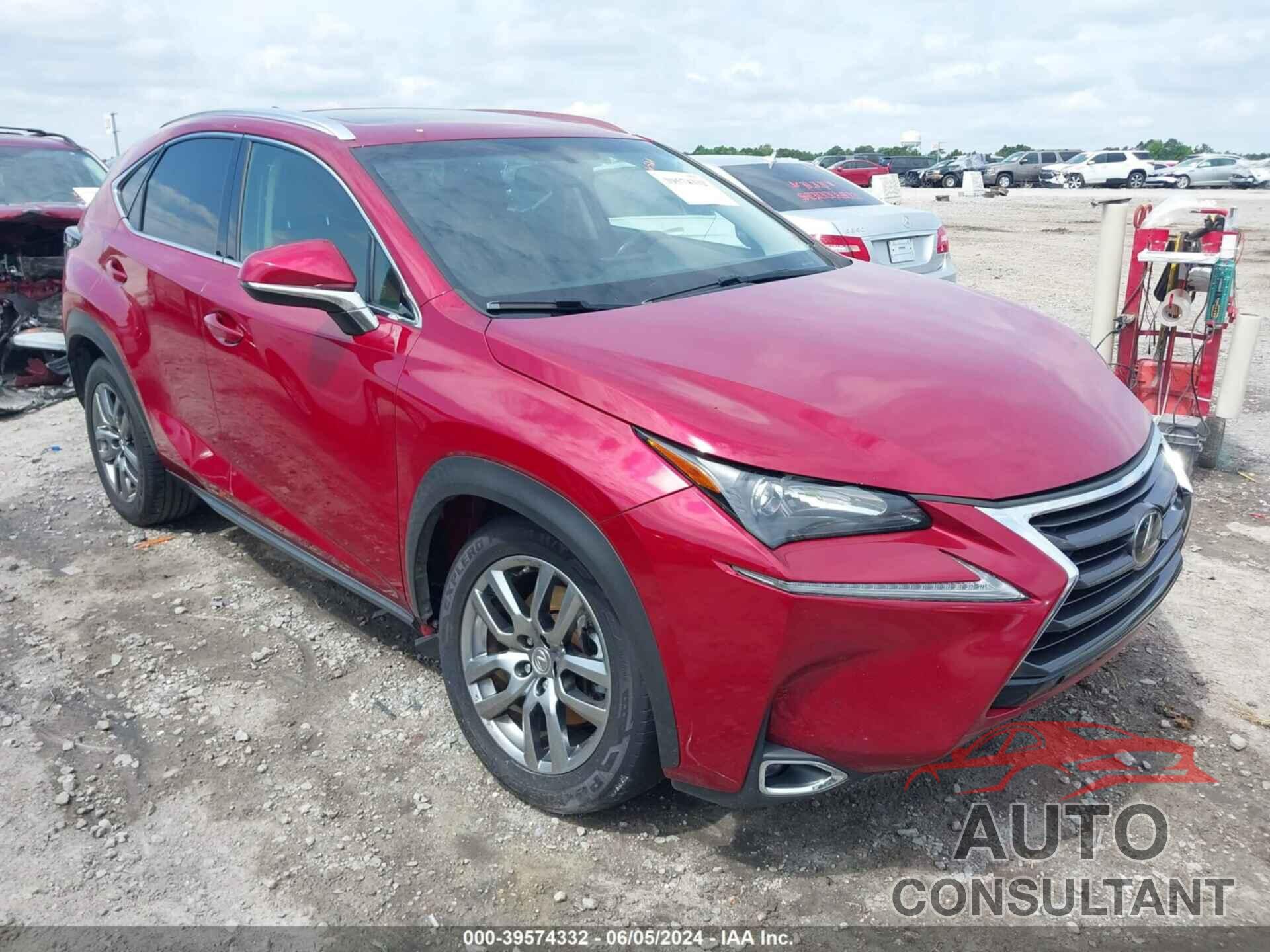 LEXUS NX 200T 2016 - JTJYARBZ5G2040988