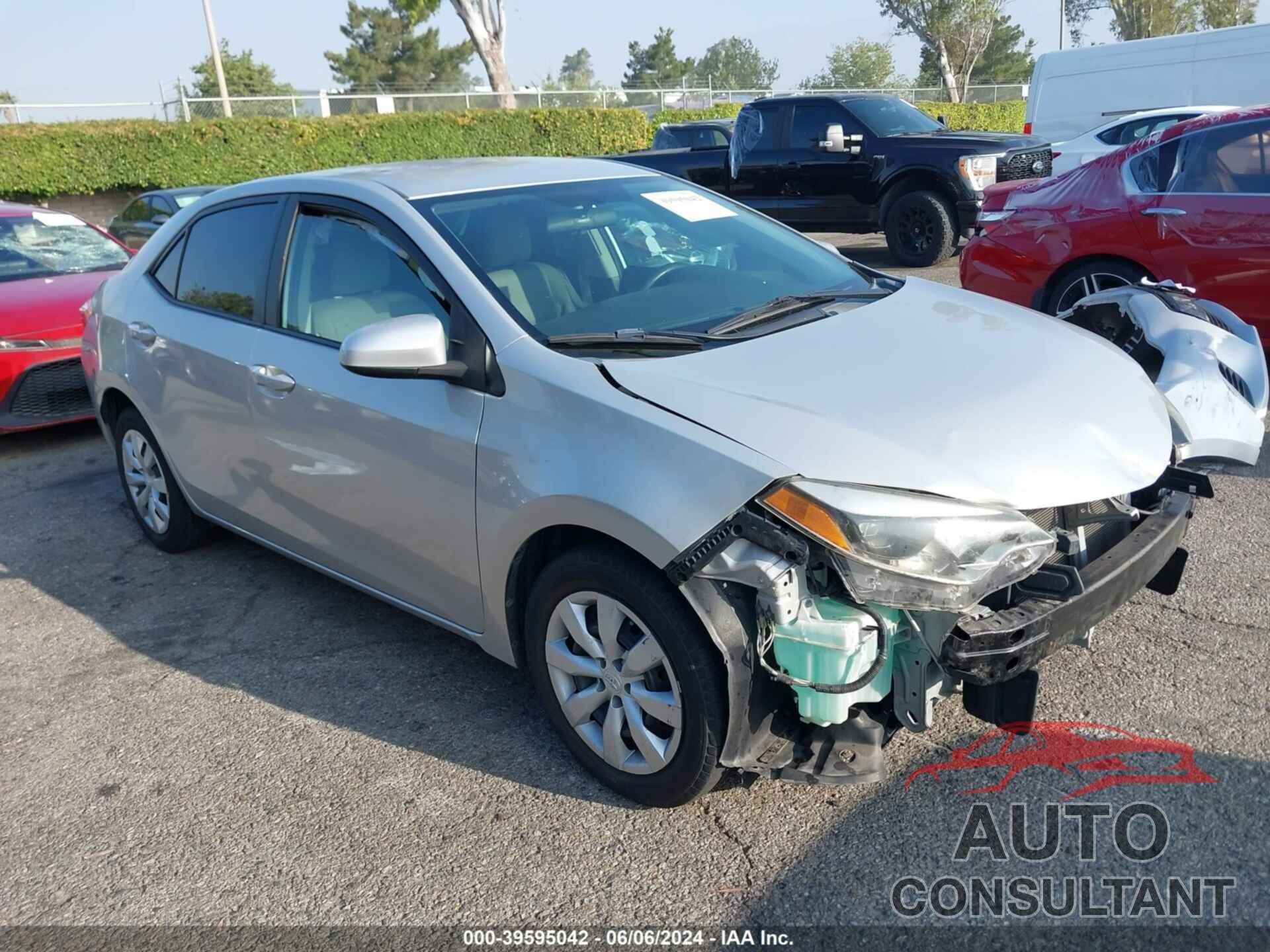 TOYOTA COROLLA 2016 - 2T1BURHE5GC541496