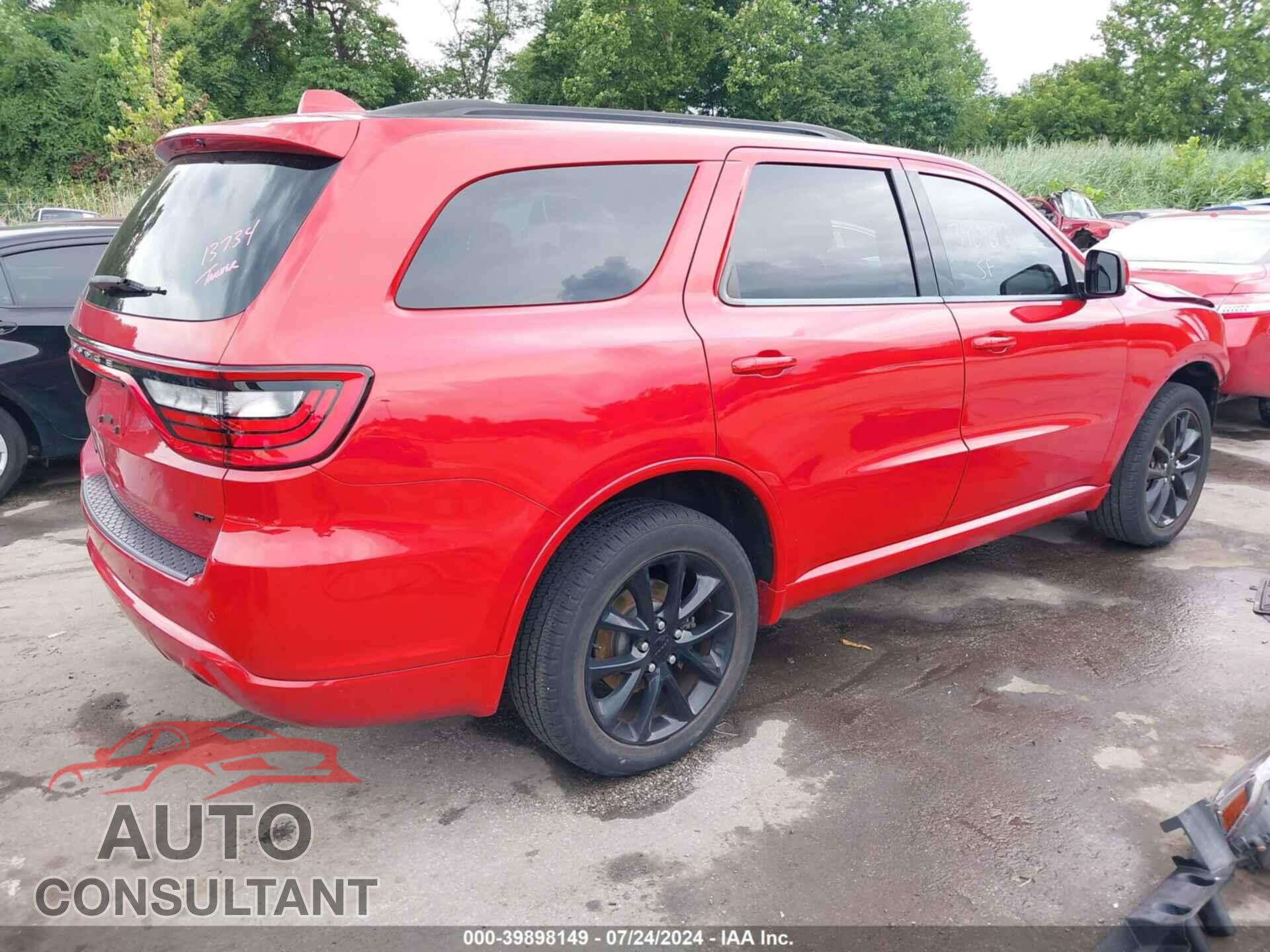 DODGE DURANGO 2017 - 1C4RDJDGXHC884239