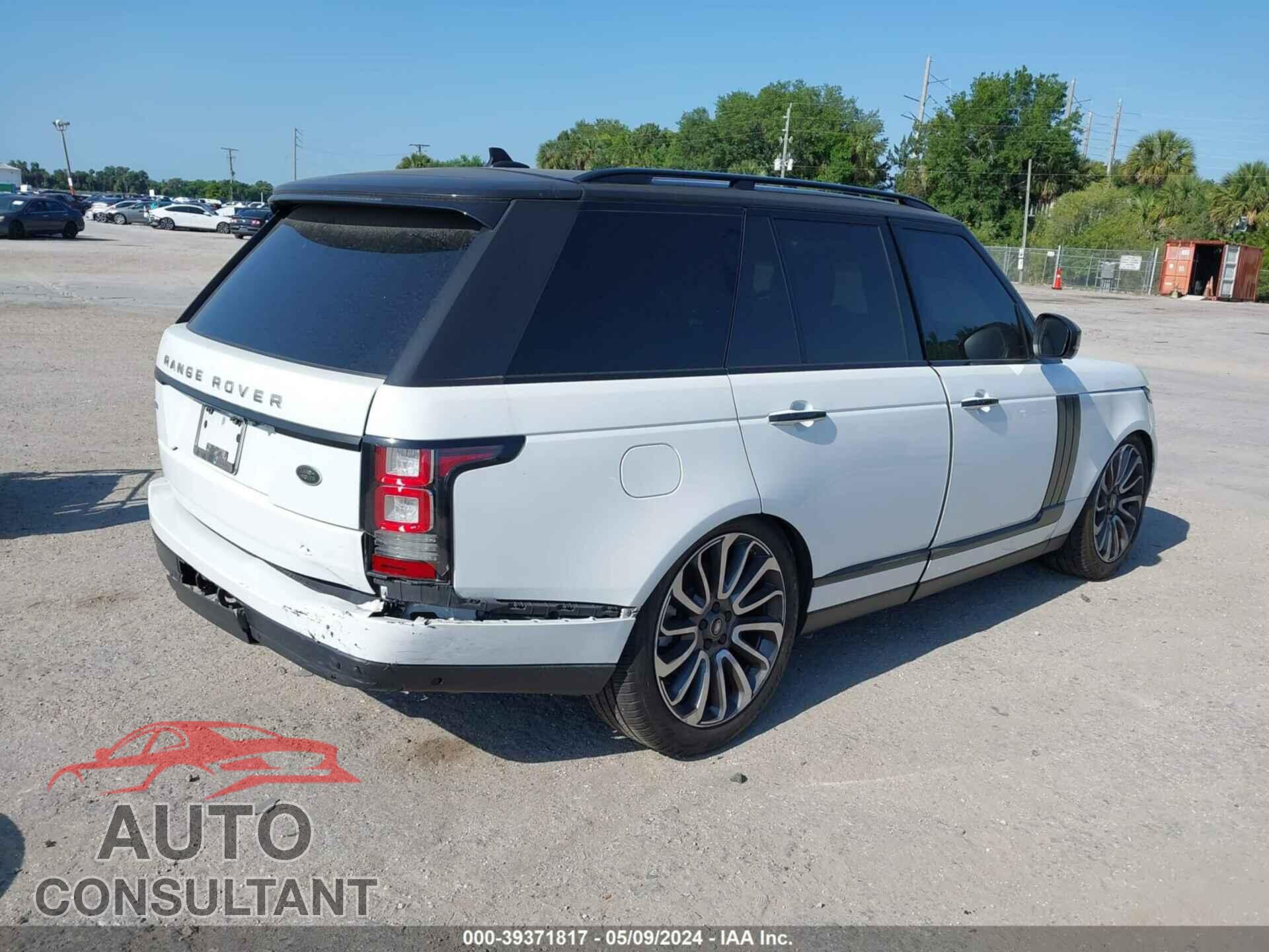 LAND ROVER RANGE ROVER 2016 - SALGS2PF3GA316021