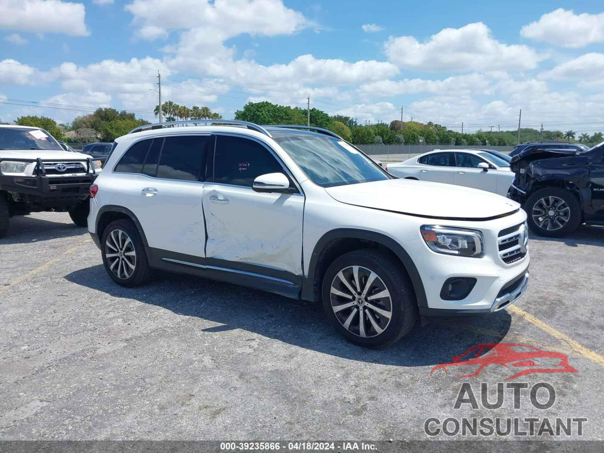 MERCEDES-BENZ GLB 250 2023 - W1N4M4GB9PW277377