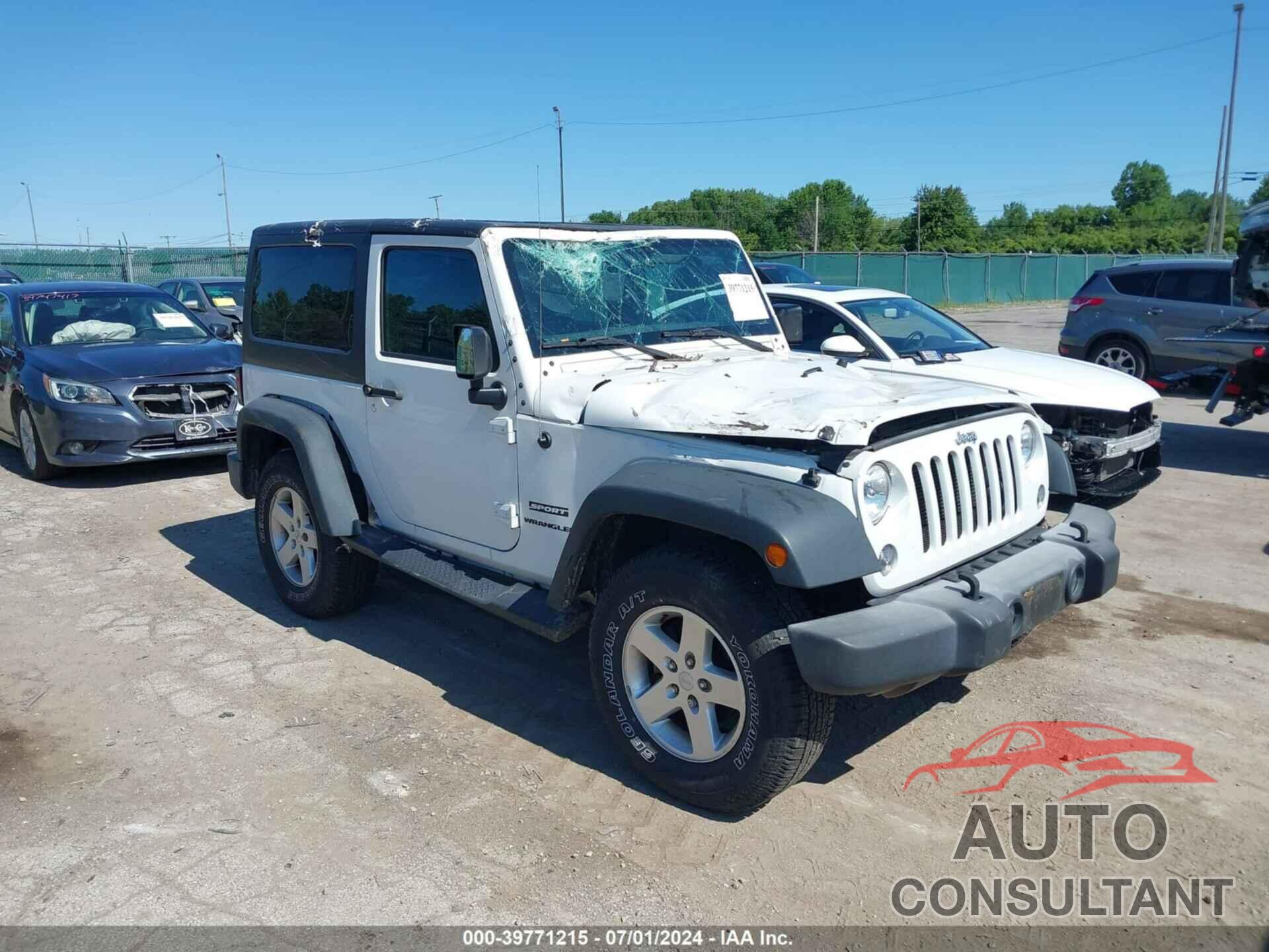 JEEP WRANGLER 2016 - 1C4AJWAG1GL241817