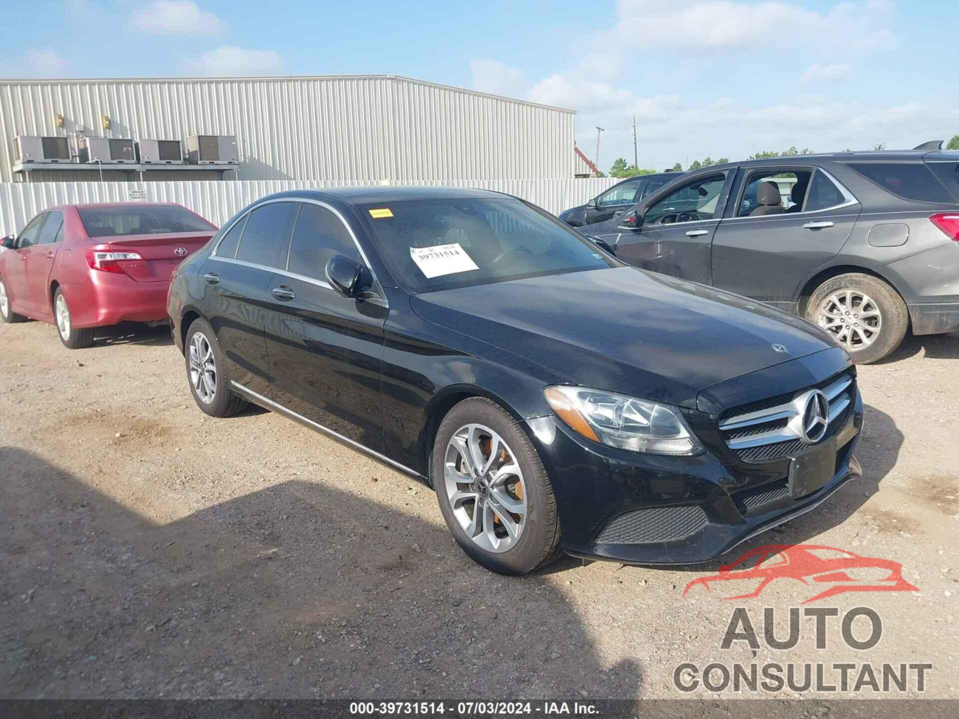 MERCEDES-BENZ C 300 2018 - WDDWF4JB2JR379487