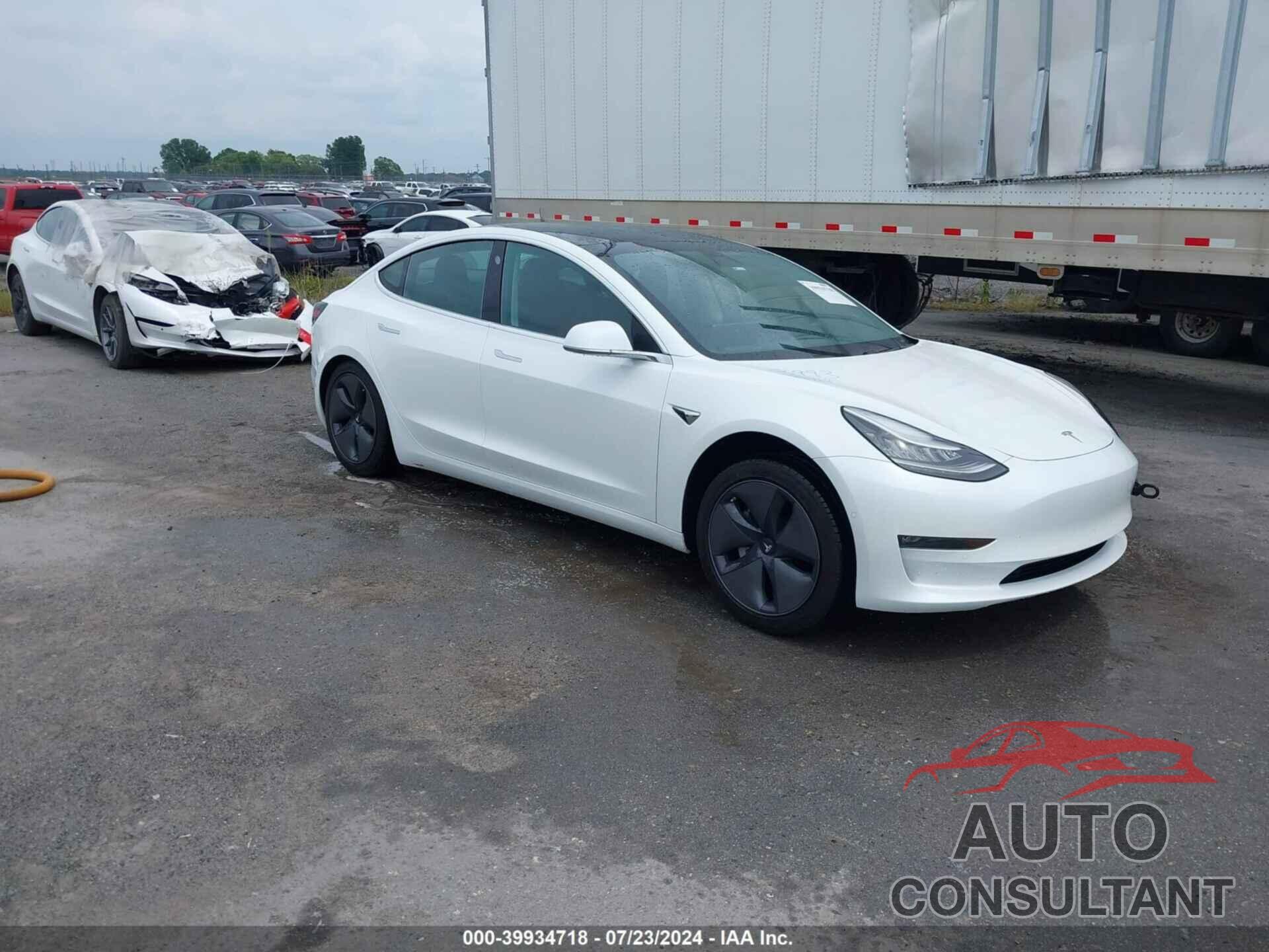 TESLA MODEL 3 2019 - 5YJ3E1EB7KF418381