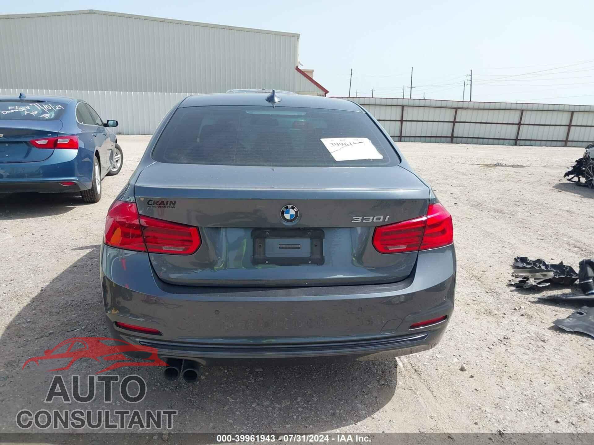 BMW 330I 2017 - WBA8B9G31HNU56845