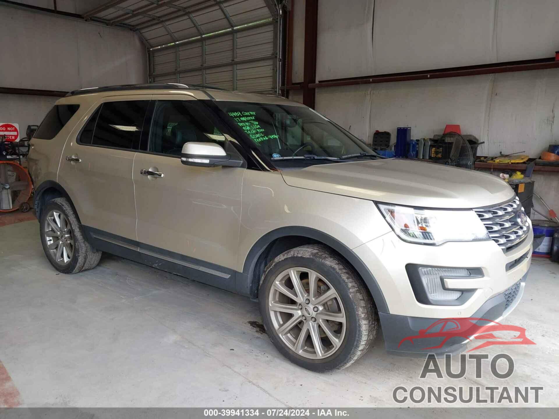 FORD EXPLORER 2017 - 1FM5K8F87HGC98265