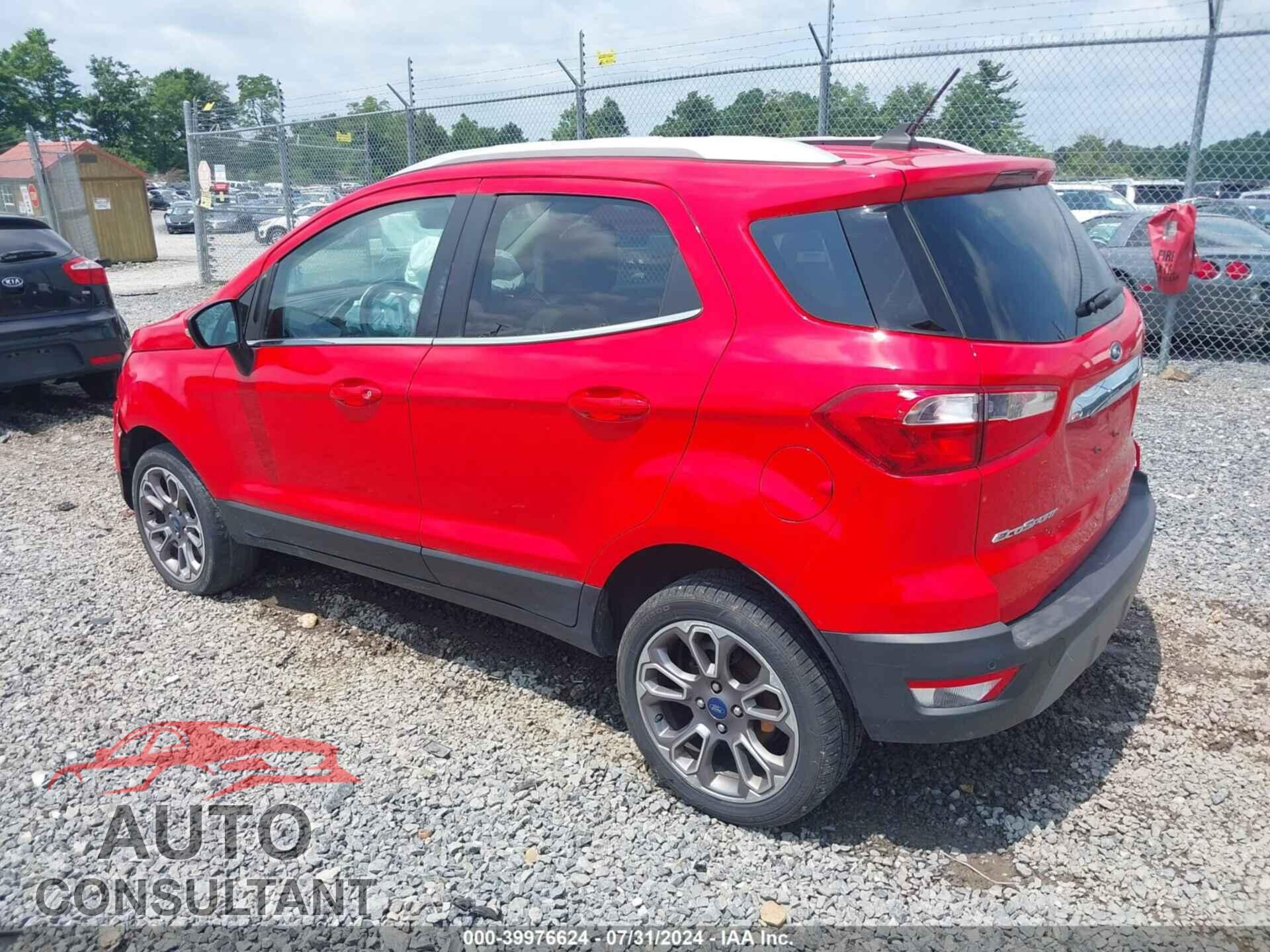 FORD ECOSPORT 2020 - MAJ6S3KL7LC347539
