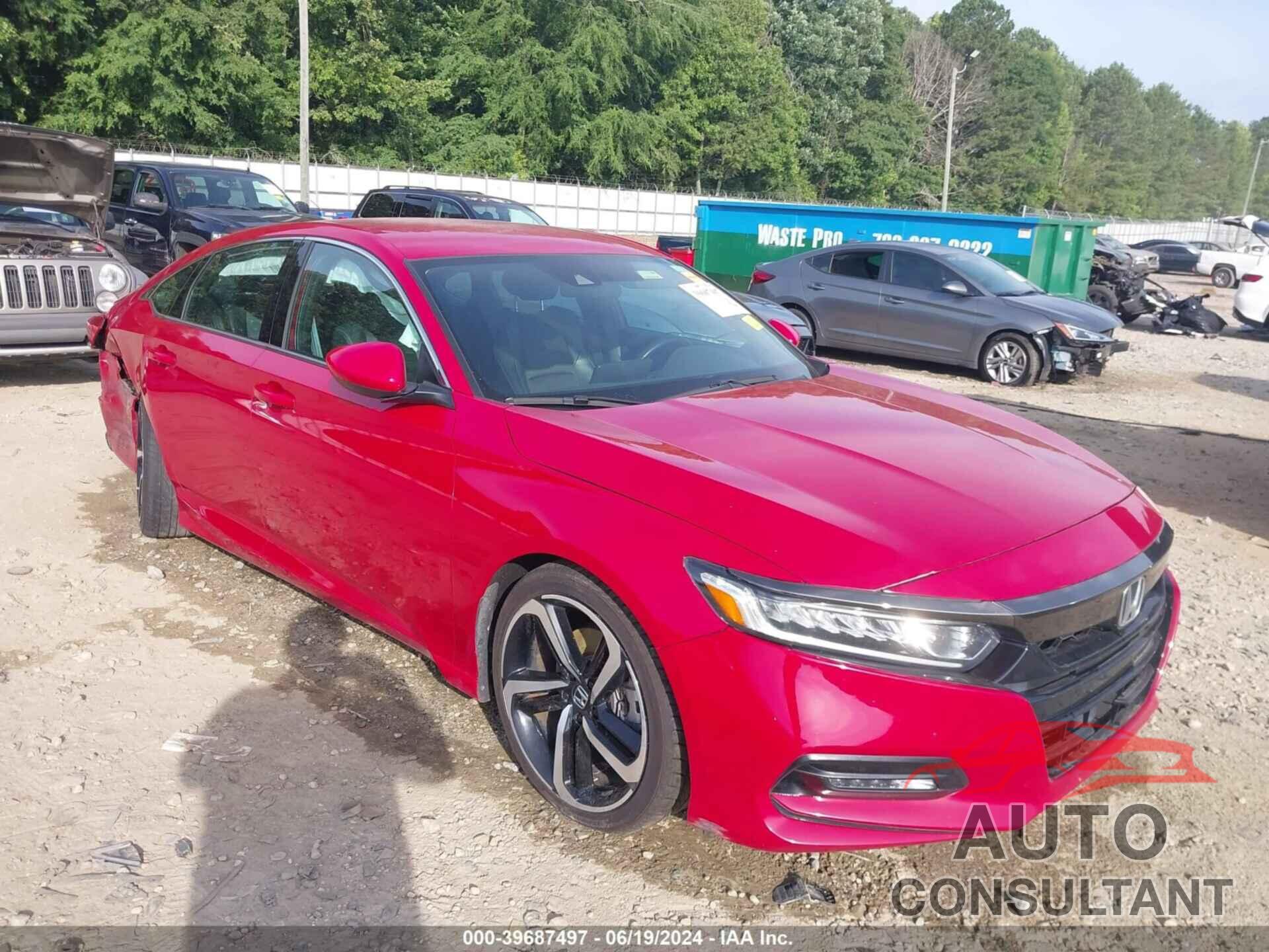 HONDA ACCORD 2018 - 1HGCV1F38JA031919