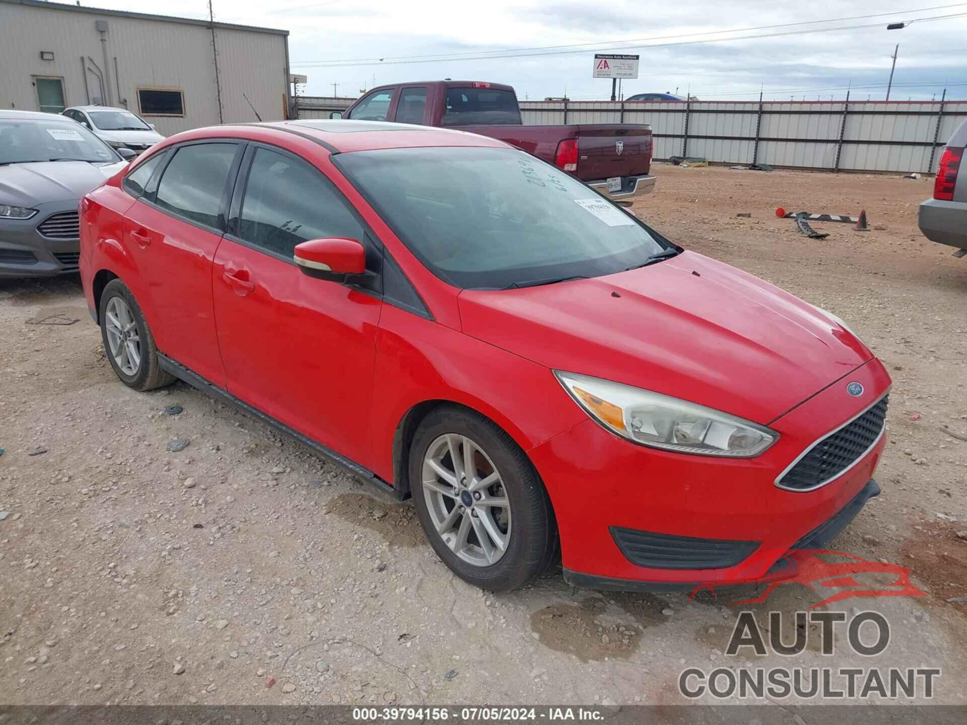 FORD FOCUS 2016 - 1FADP3F24GL213698