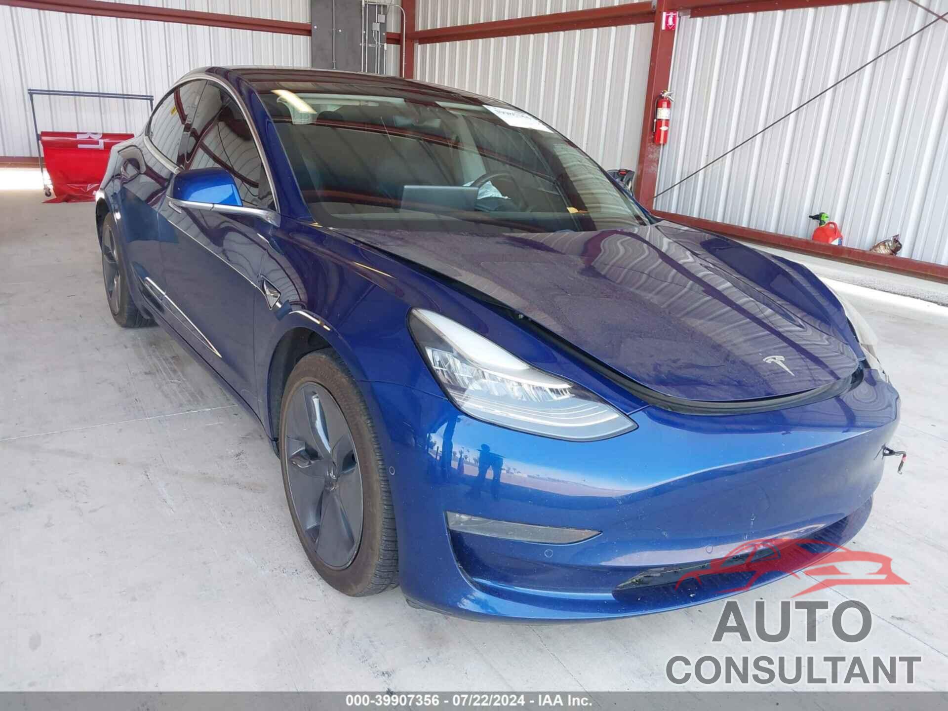 TESLA MODEL 3 2019 - 5YJ3E1EB6KF533408