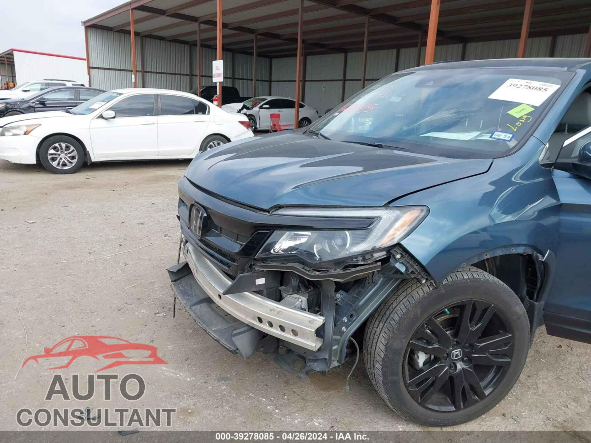 HONDA PILOT 2021 - 5FNYF5H27MB044458
