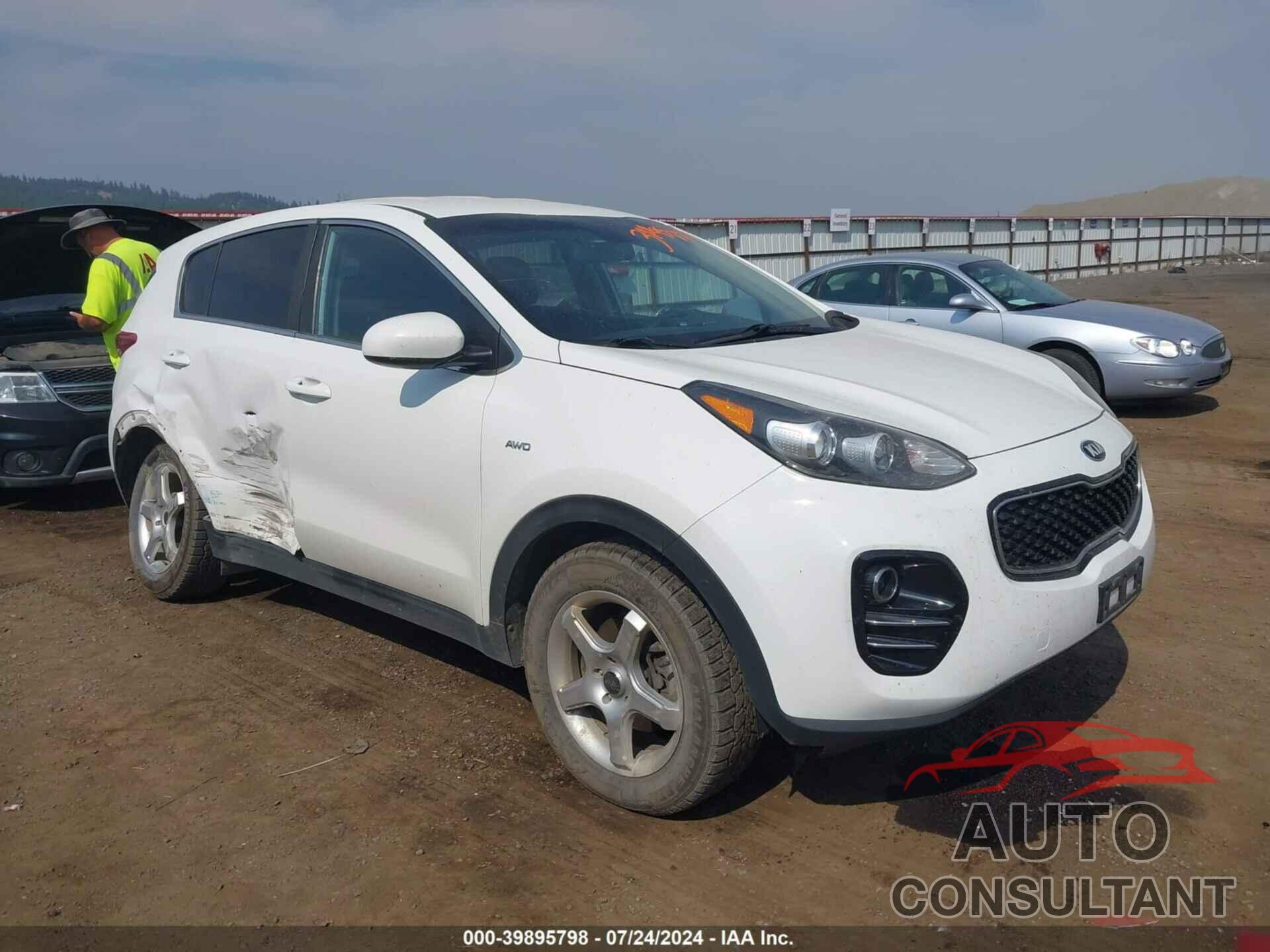 KIA SPORTAGE 2017 - KNDPMCAC4H7219110