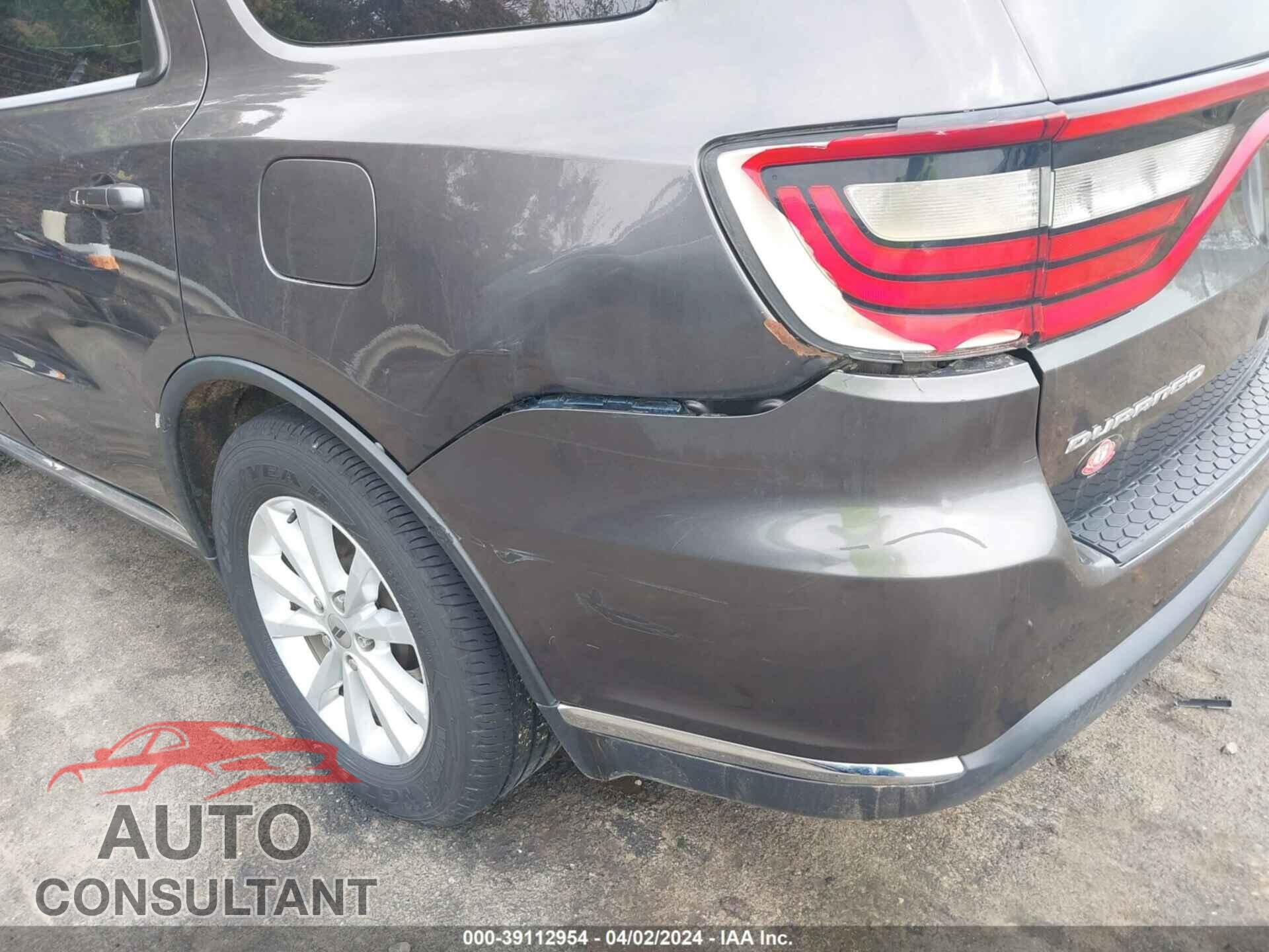 DODGE DURANGO 2019 - 1C4RDHAG9KC550109