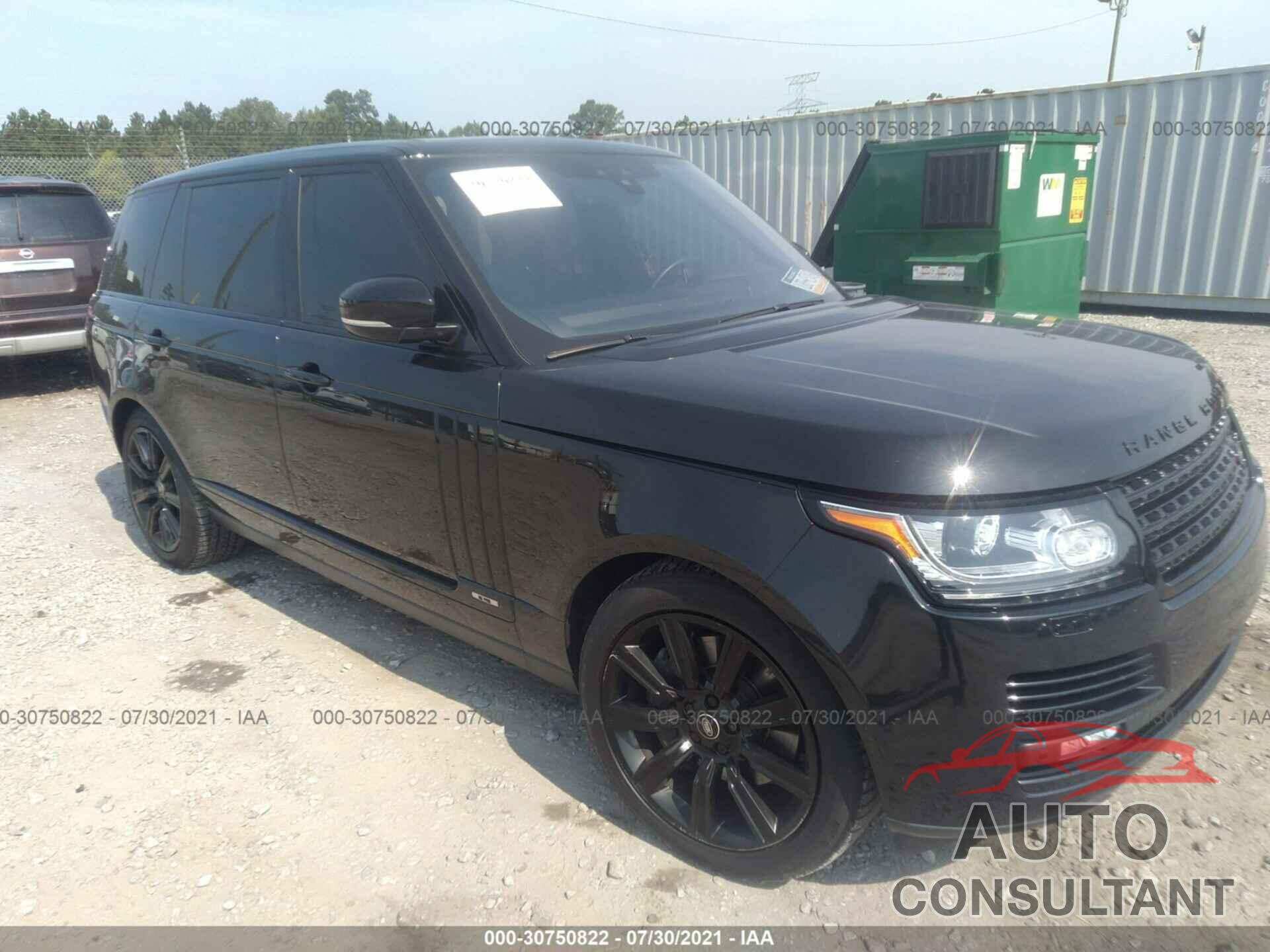 LAND ROVER RANGE ROVER 2017 - SALGS5FE0HA351501
