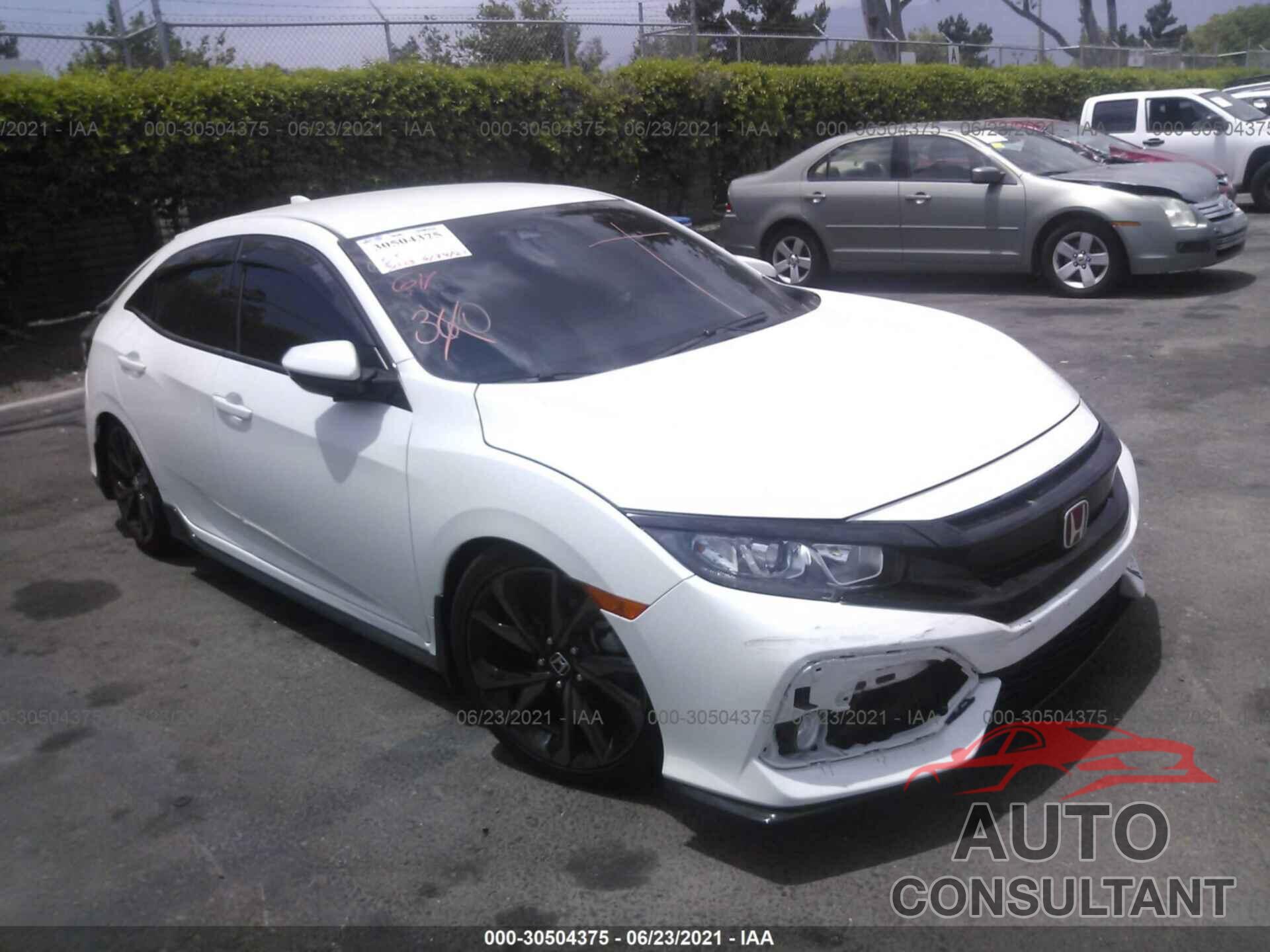 HONDA CIVIC HATCHBACK 2019 - SHHFK7G43KU201562