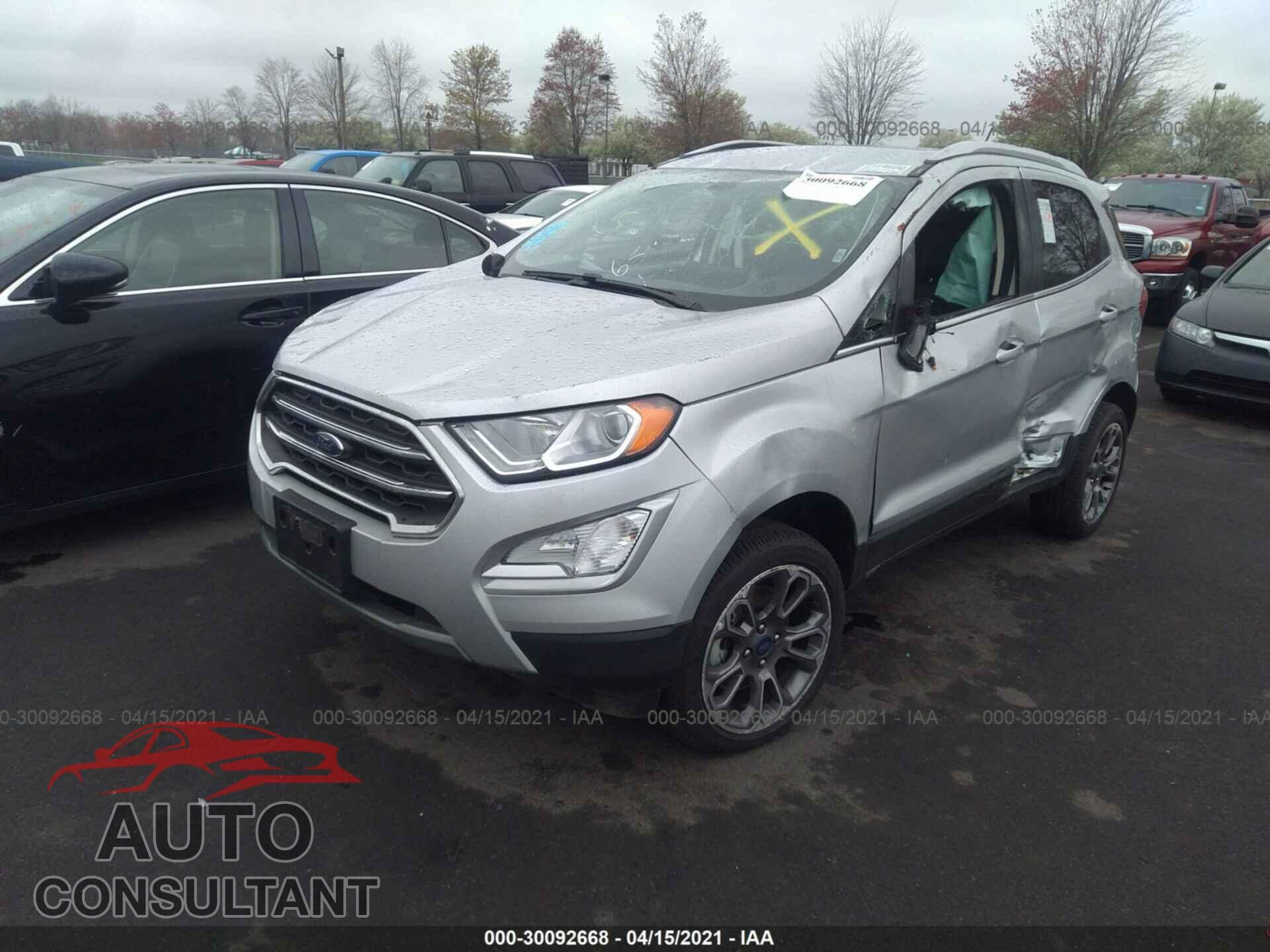 FORD ECOSPORT 2020 - MAJ6S3KL1LC365437