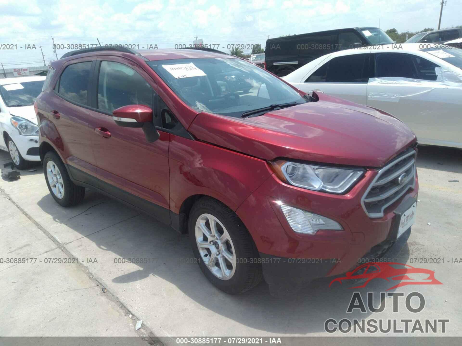 FORD ECOSPORT 2021 - MAJ3S2GE8MC412651