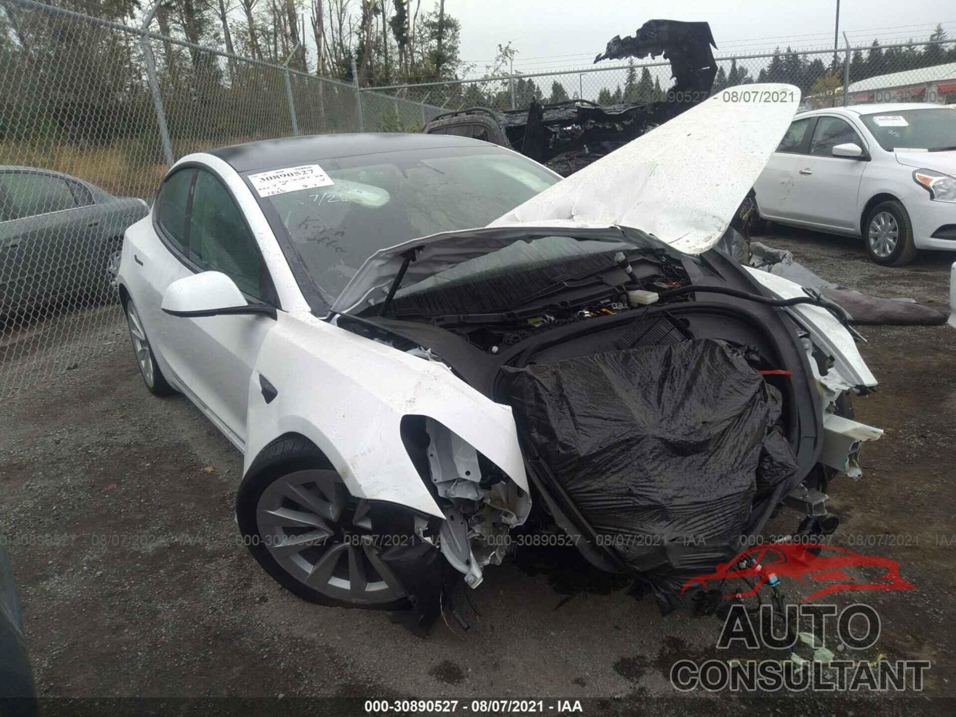 TESLA MODEL 3 2021 - 5YJ3E1EBXMF975305