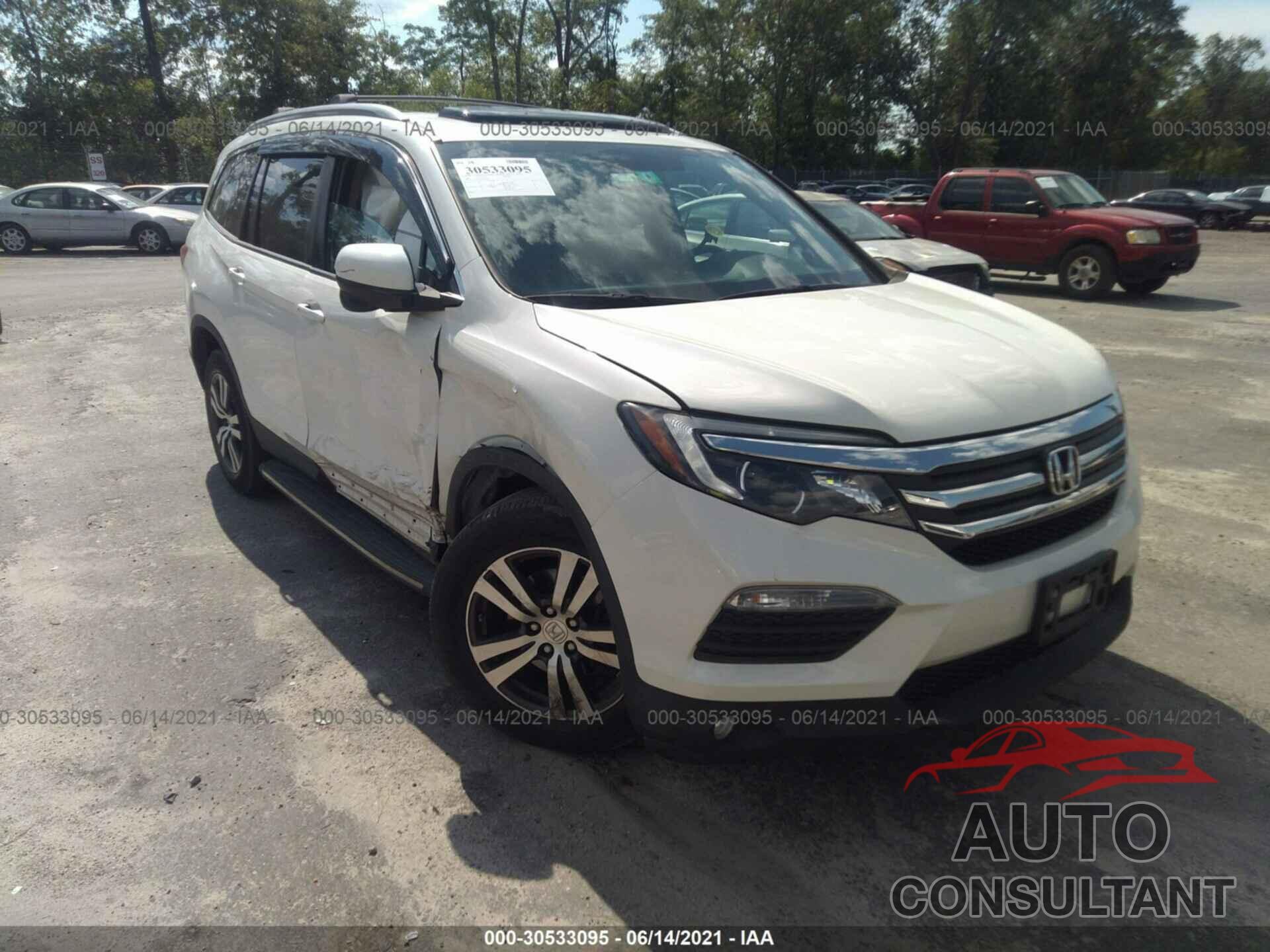 HONDA PILOT 2016 - 5FNYF6H5XGB046323