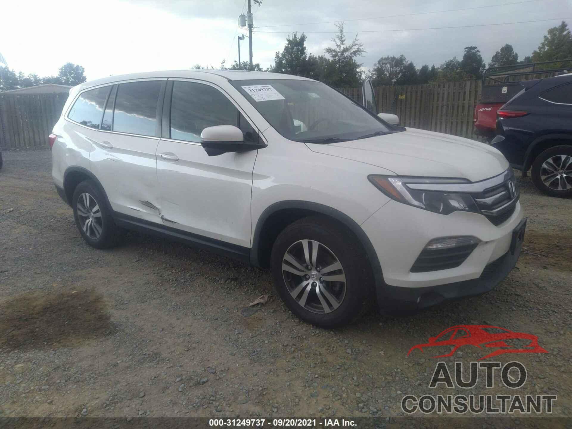 HONDA PILOT 2017 - 5FNYF5H53HB020237