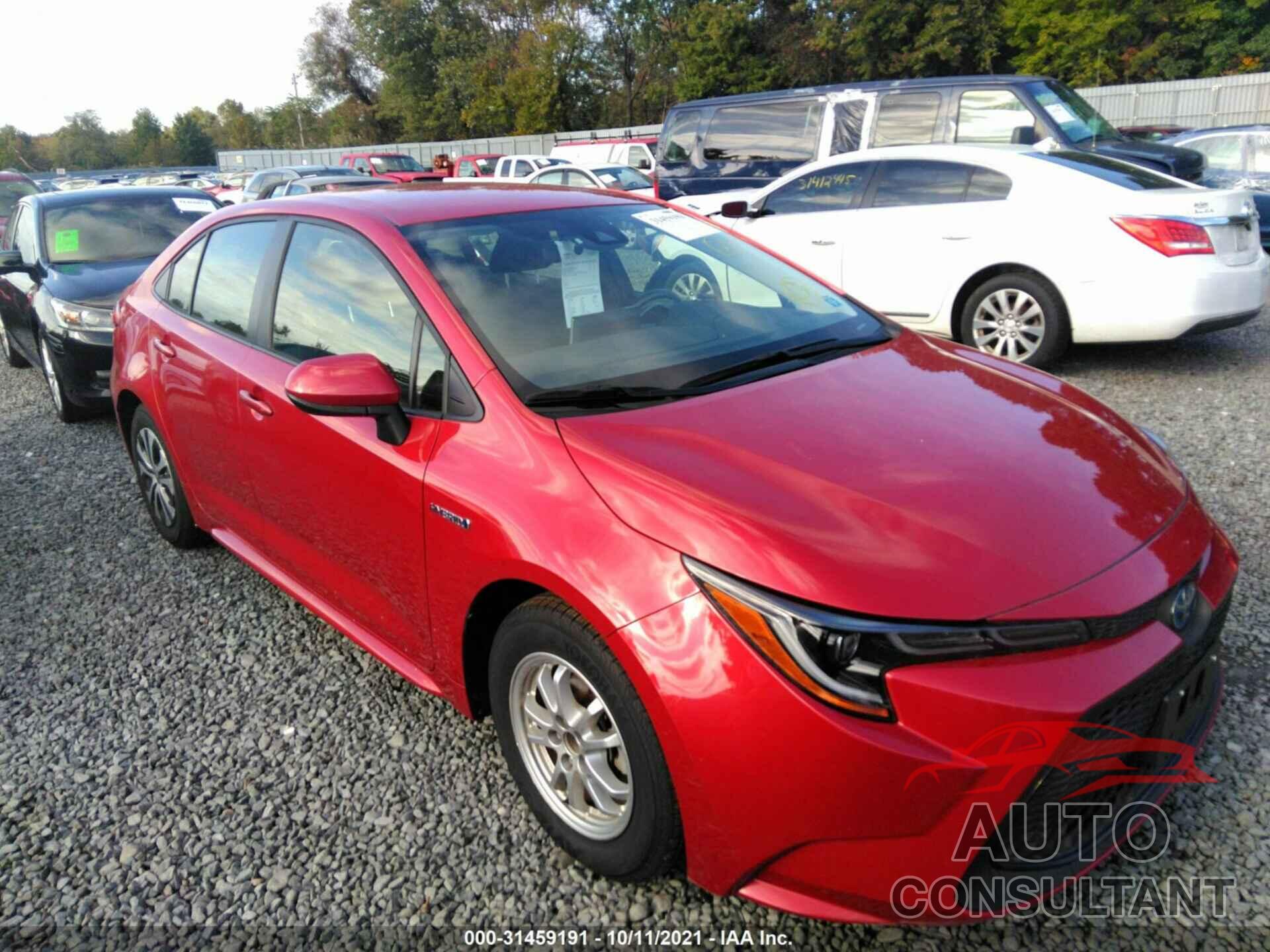 TOYOTA COROLLA 2020 - JTDEBRBE0LJ024892