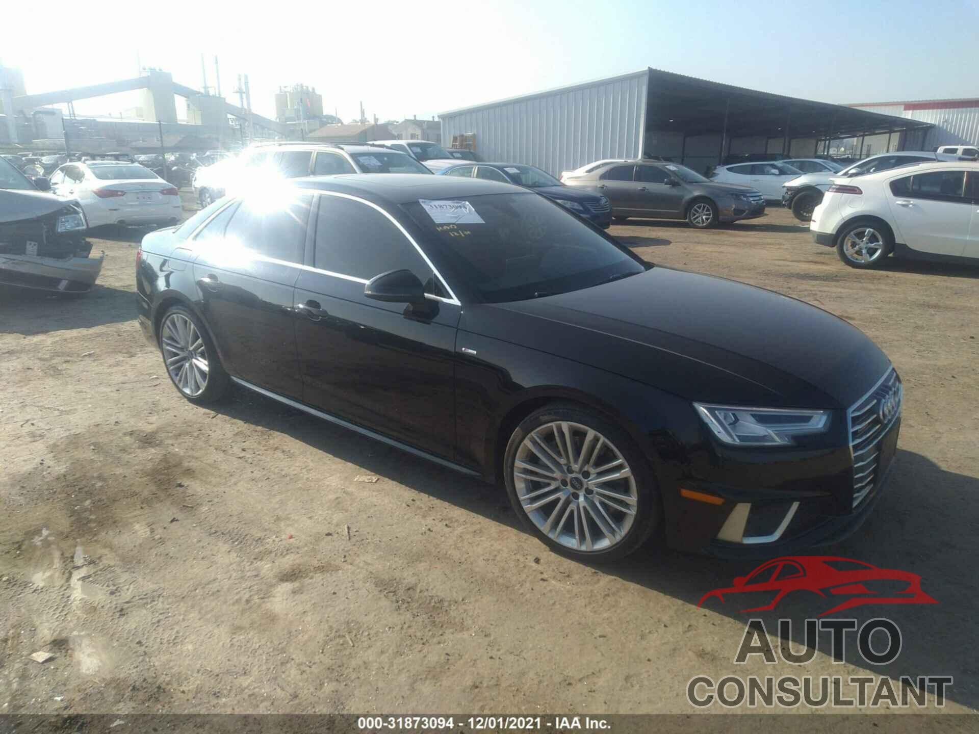 AUDI A4 2019 - WAUENAF4XKA105405