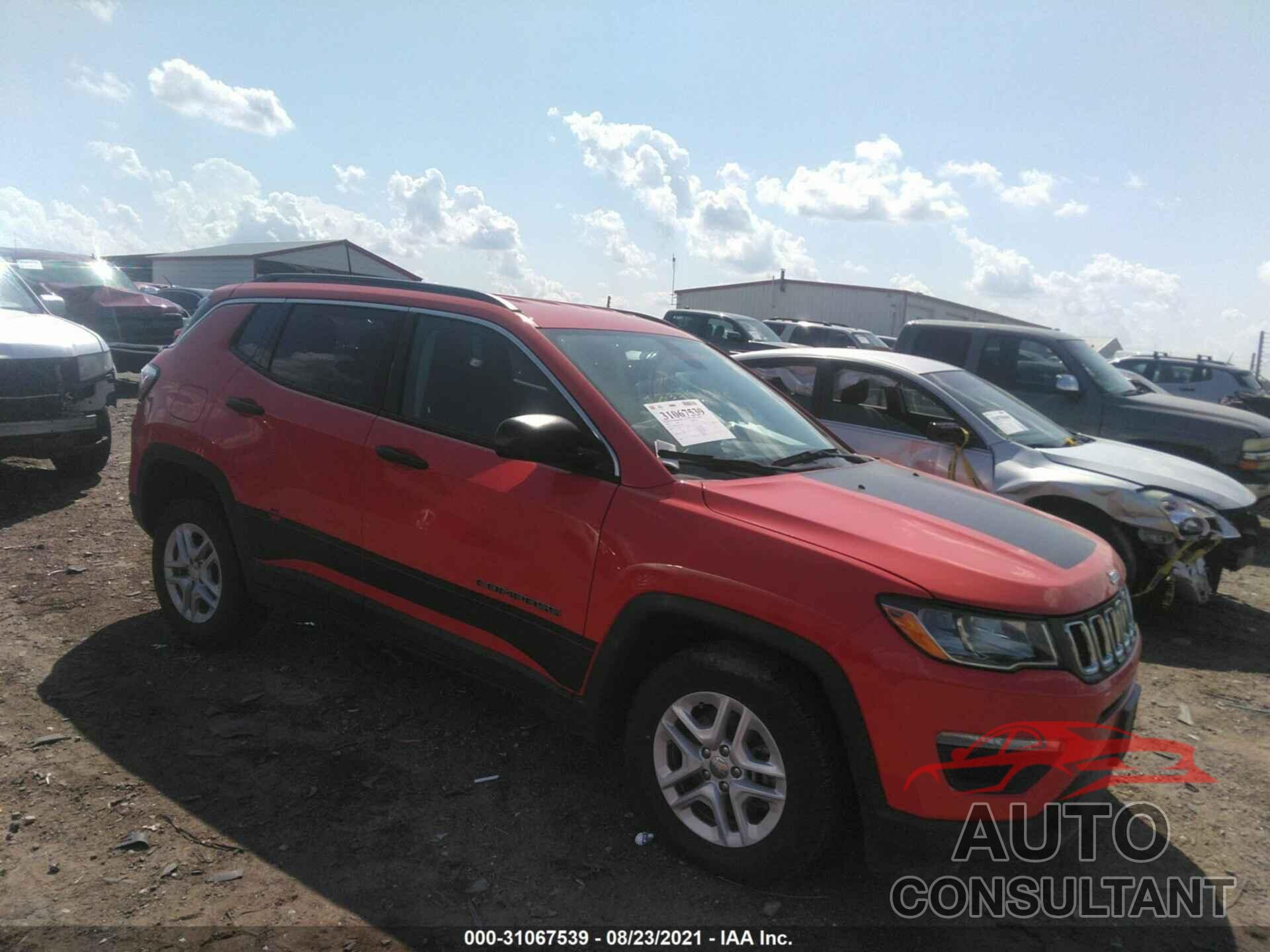 JEEP COMPASS 2019 - 3C4NJDAB6KT647132