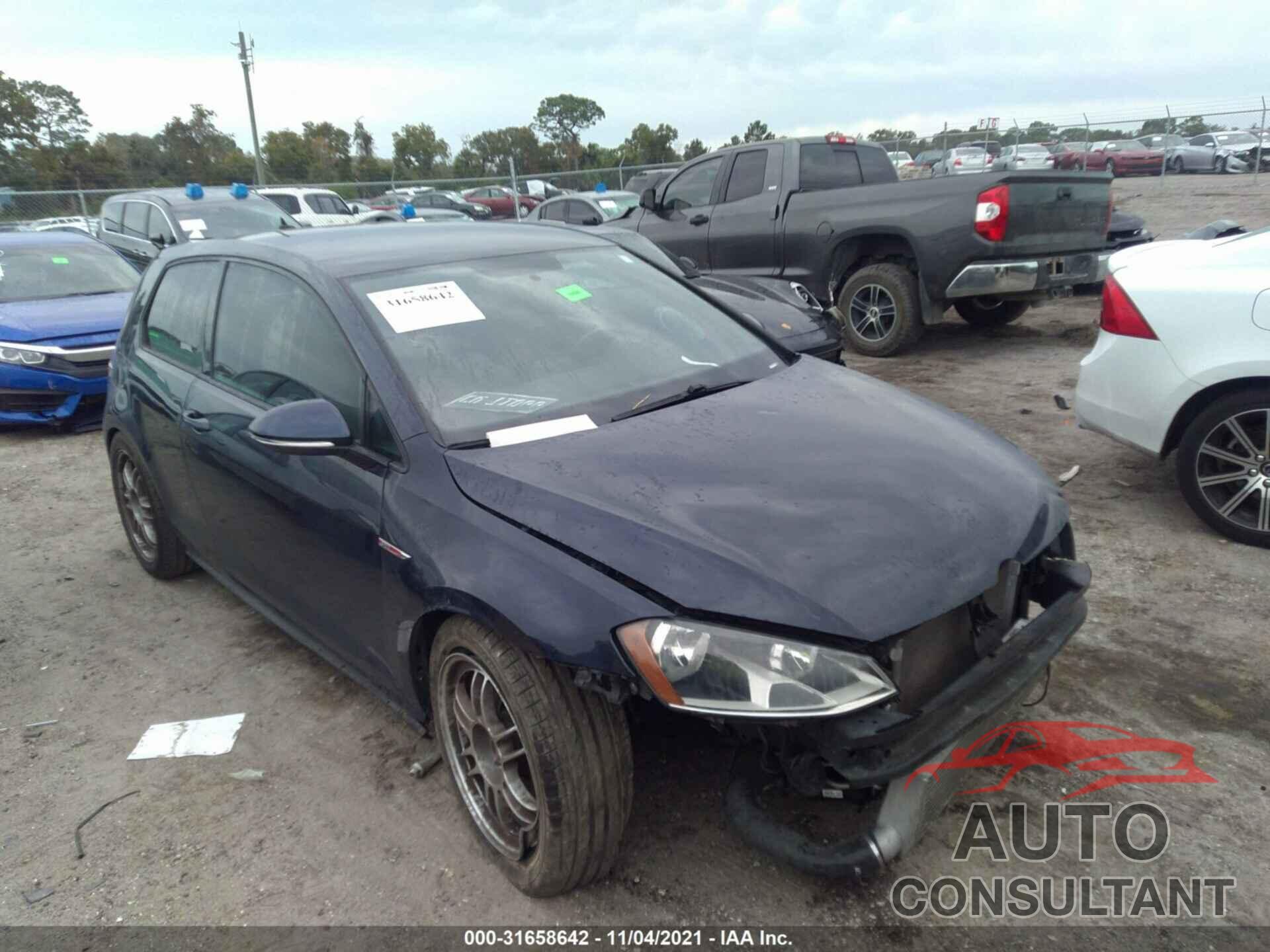VOLKSWAGEN GOLF GTI 2016 - 3VWY47AU9GM041751