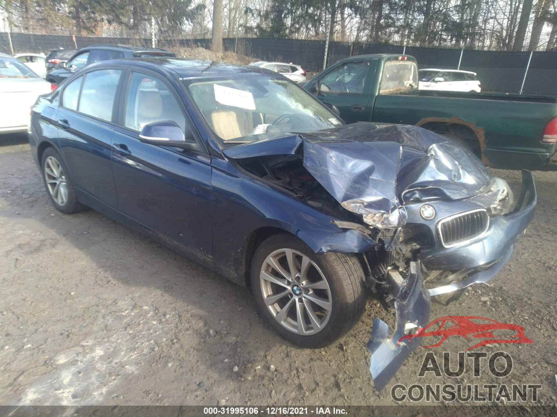BMW 3 SERIES 2016 - WBA8E5G54GNT41155