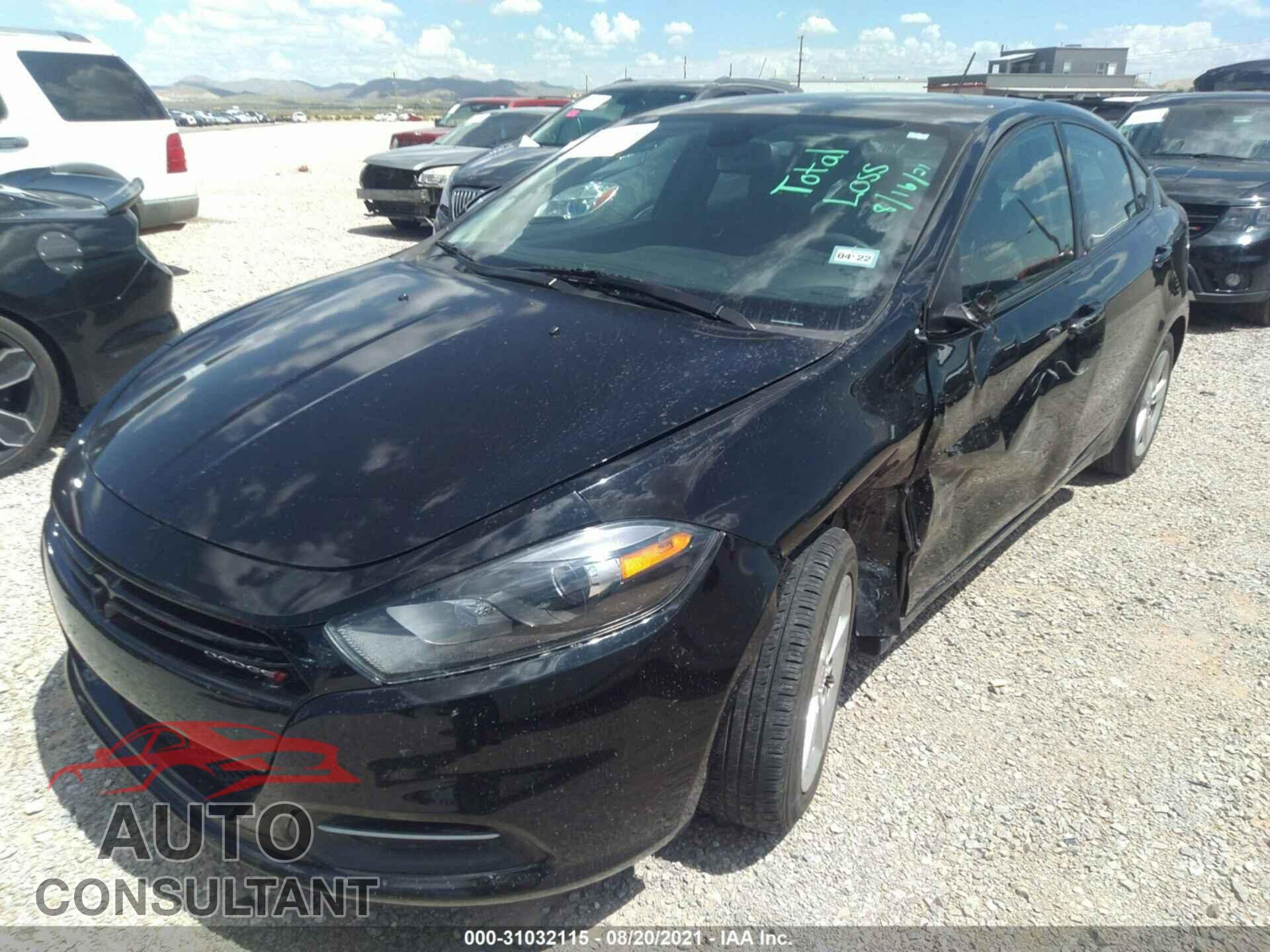 DODGE DART 2016 - 1C3CDFBB2GD728008