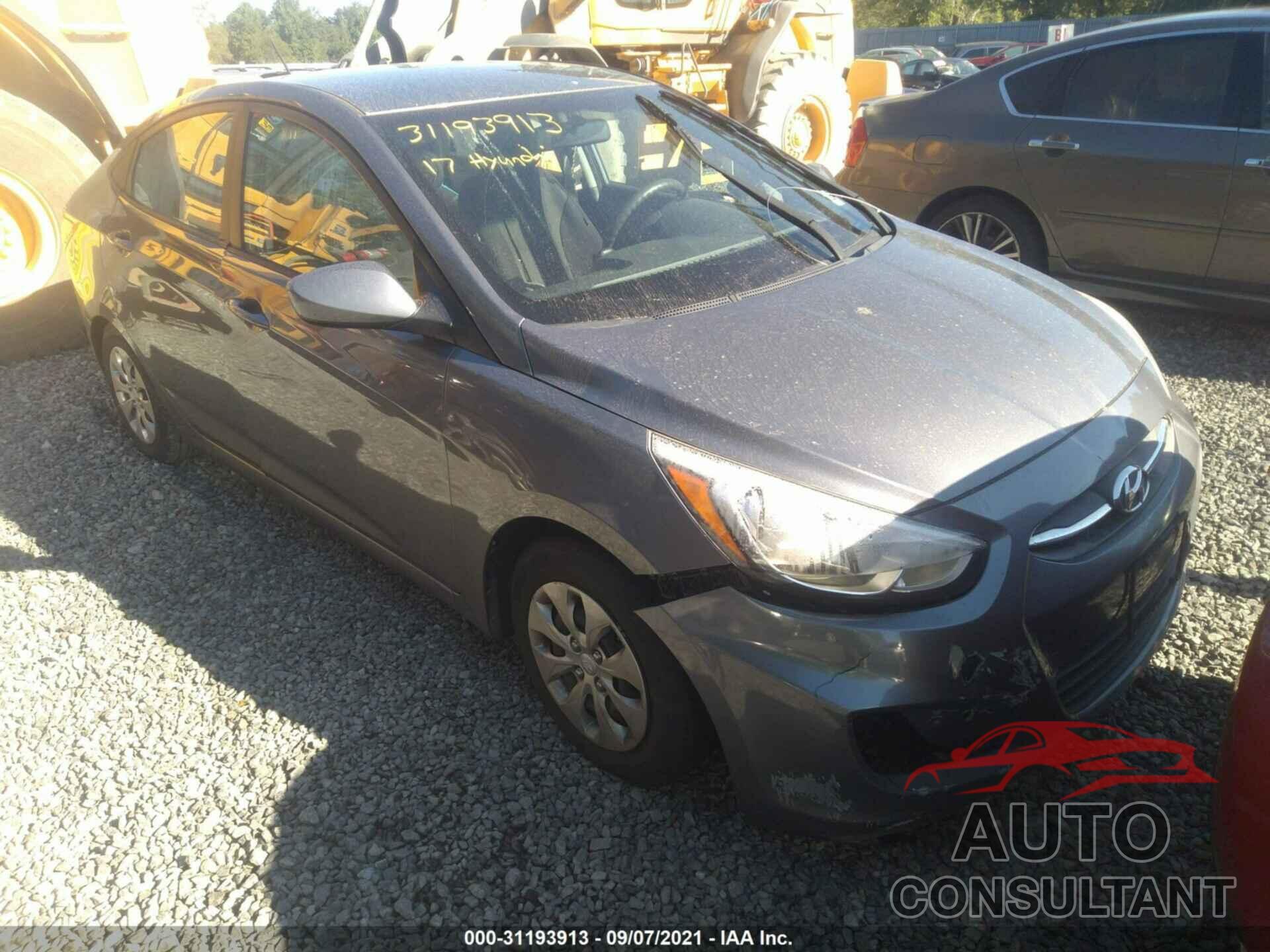 HYUNDAI ACCENT 2017 - KMHCT4AE8HU193987