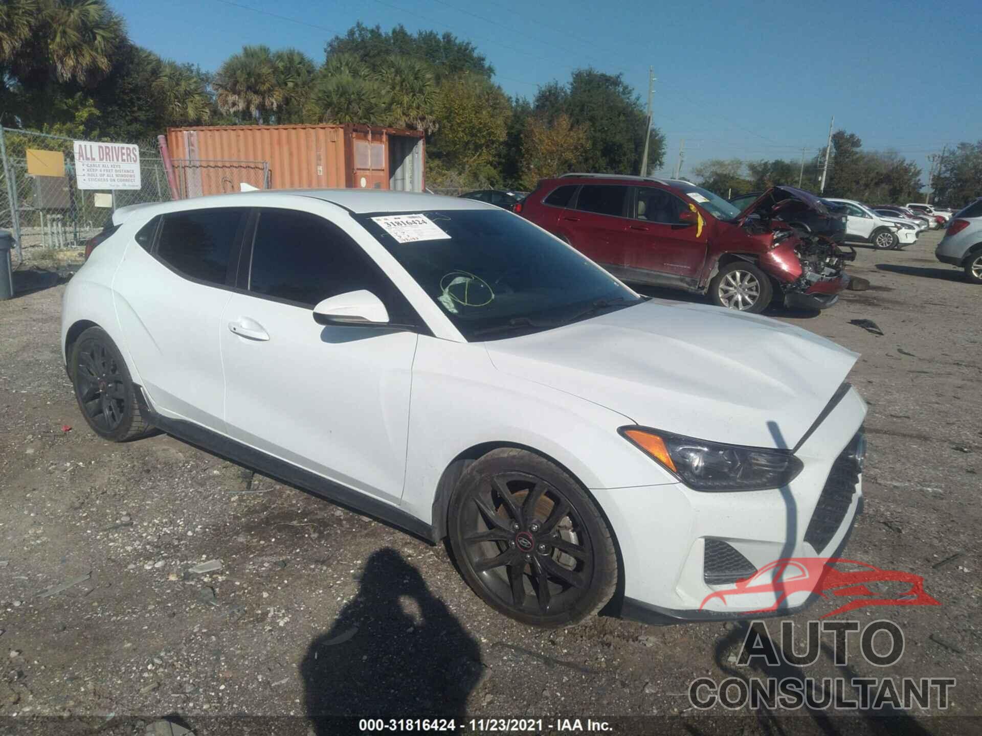 HYUNDAI VELOSTER 2019 - KMHTH6AB1KU006700