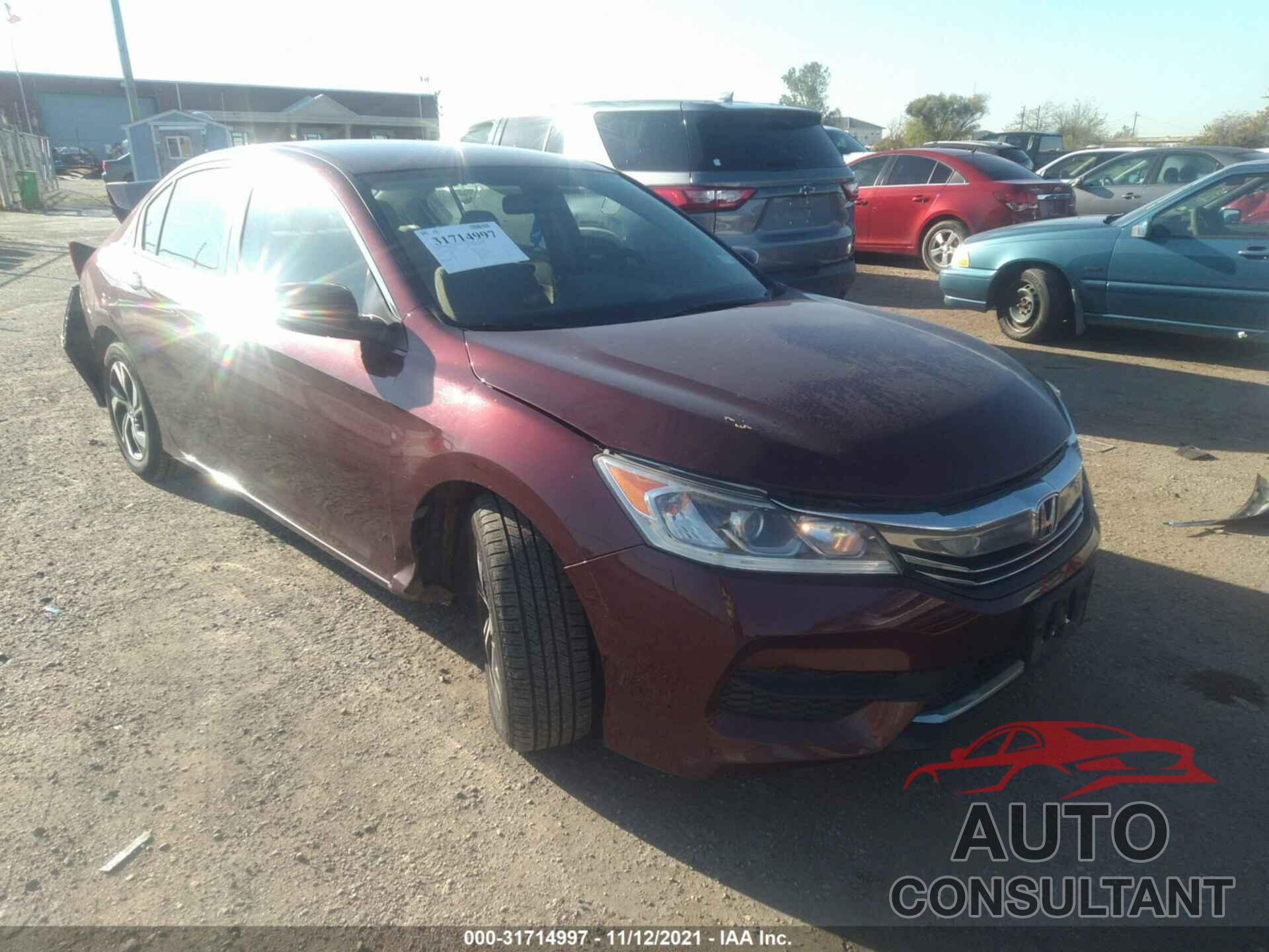 HONDA ACCORD SEDAN 2016 - 1HGCR2F30GA197385