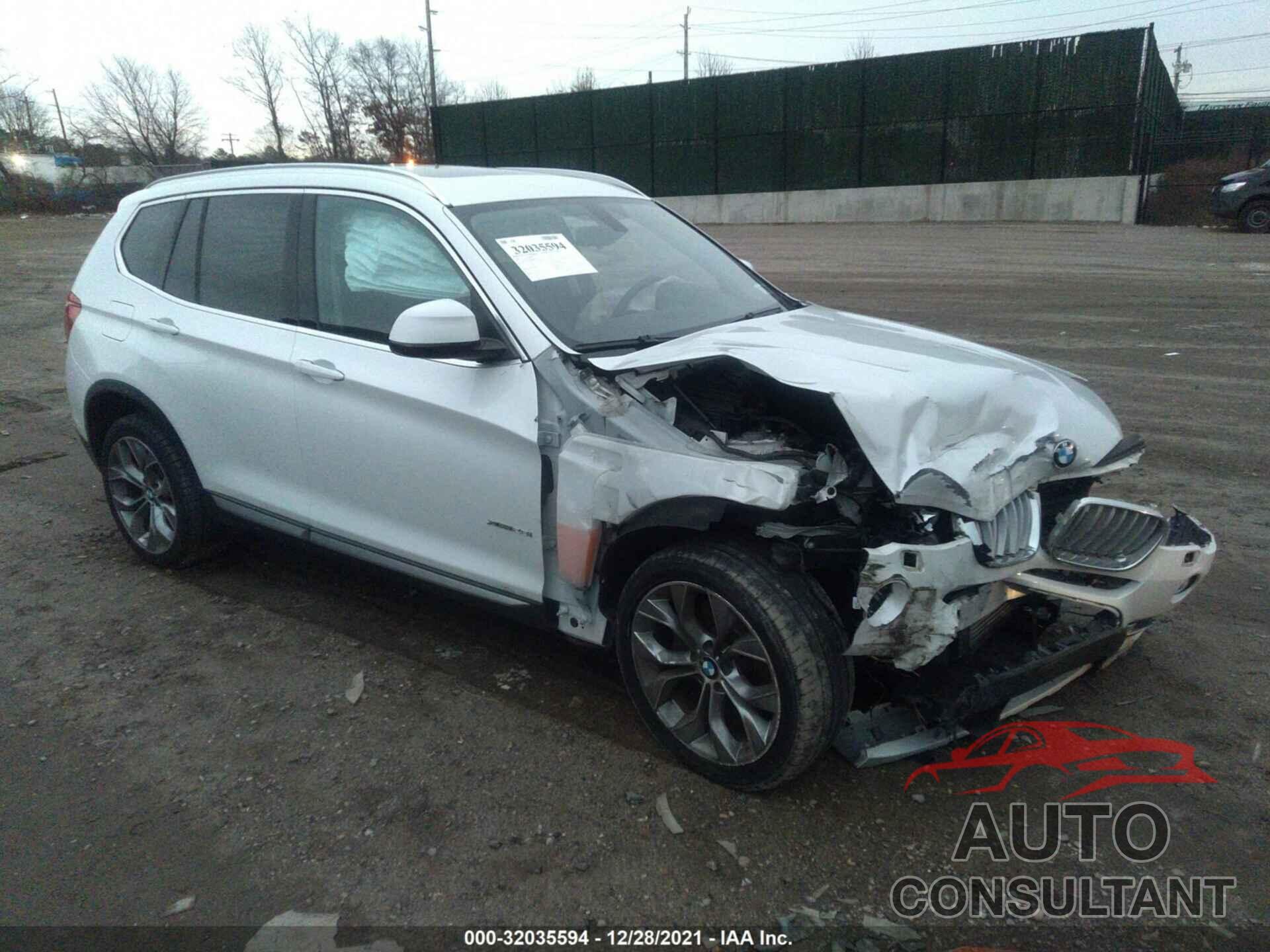 BMW X3 2017 - 5UXWX9C52H0D97497