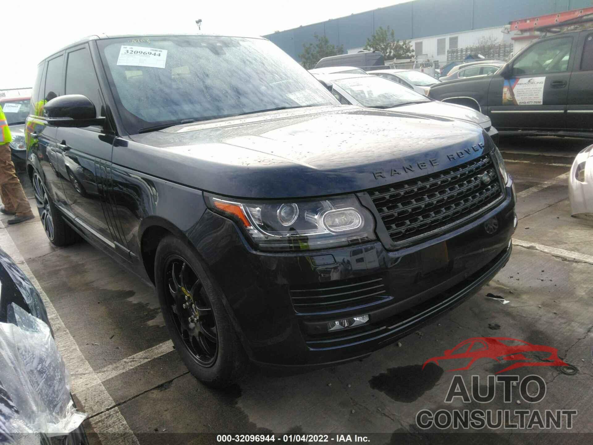 LAND ROVER RANGE ROVER 2017 - SALGS2FE1HA359850