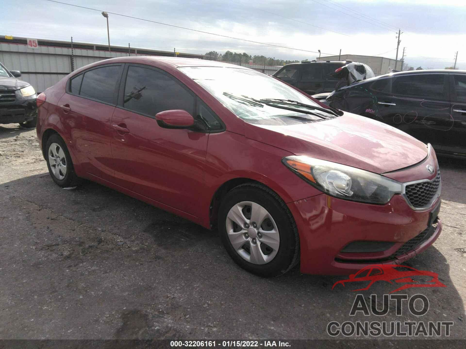 KIA FORTE 2016 - KNAFK4A62G5585978