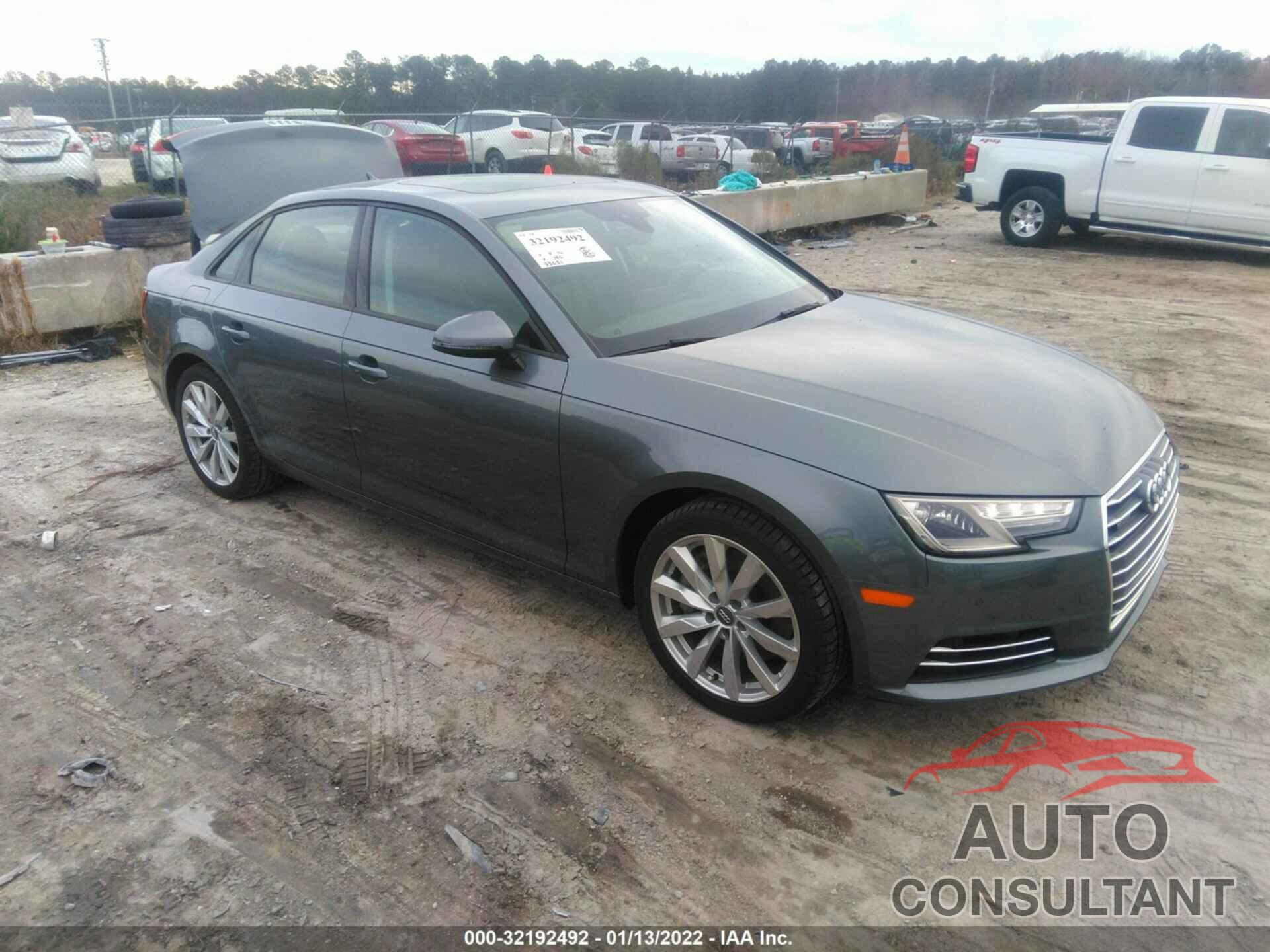 AUDI A4 2017 - WAUANAF4XHN009533