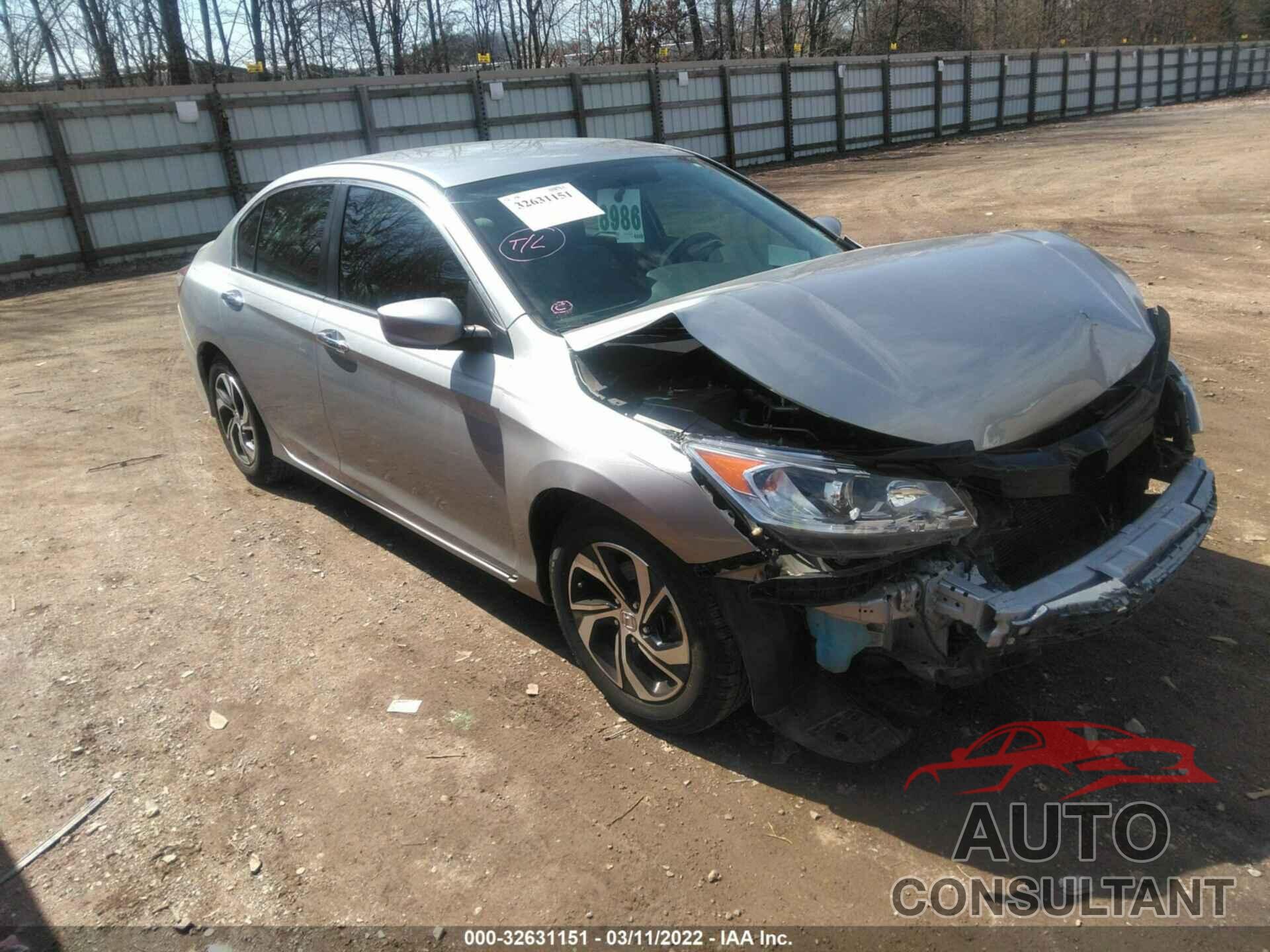 HONDA ACCORD SEDAN 2016 - 1HGCR2F39GA150808