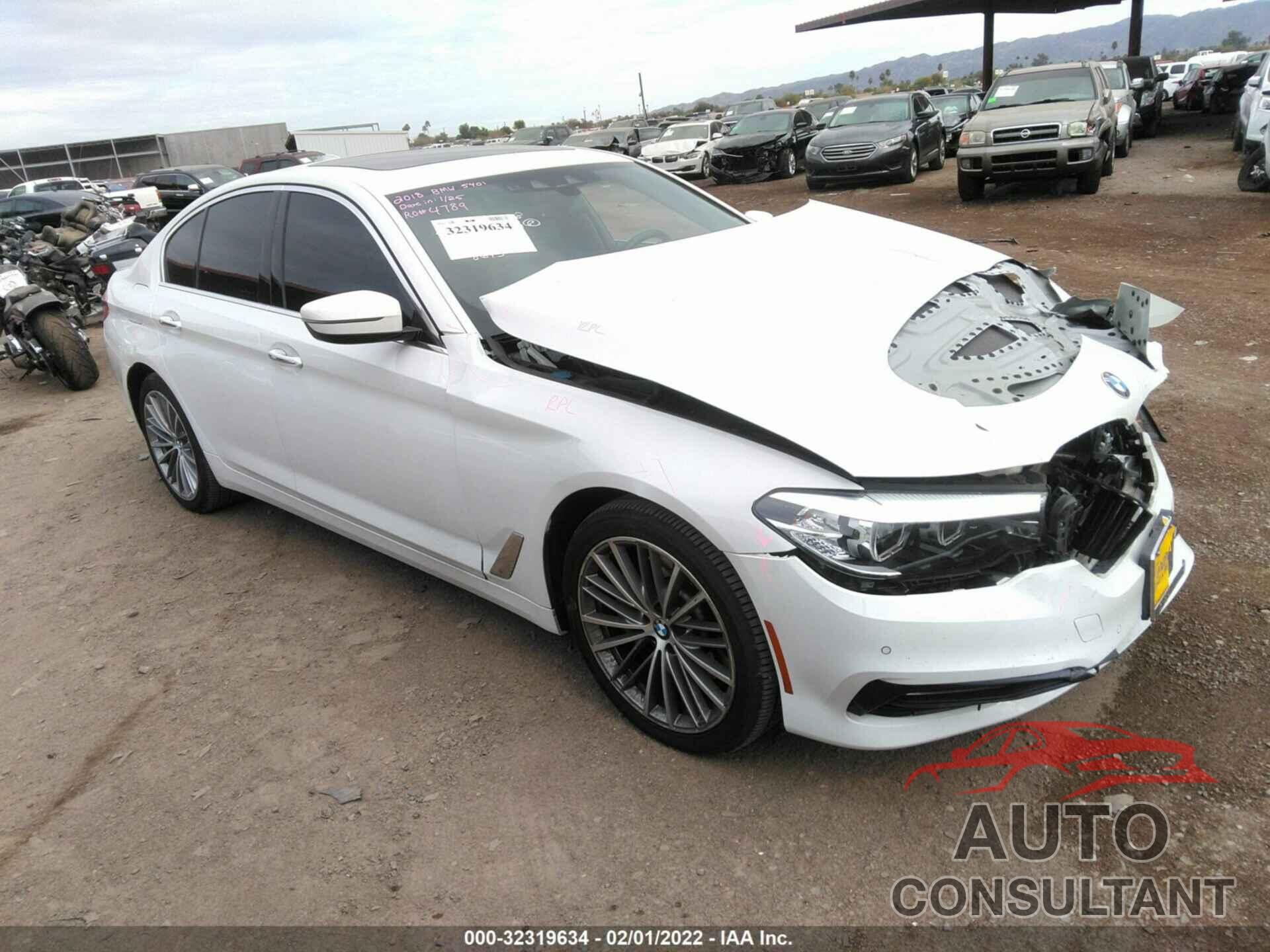 BMW 5 SERIES 2018 - WBAJE5C5XJG918645