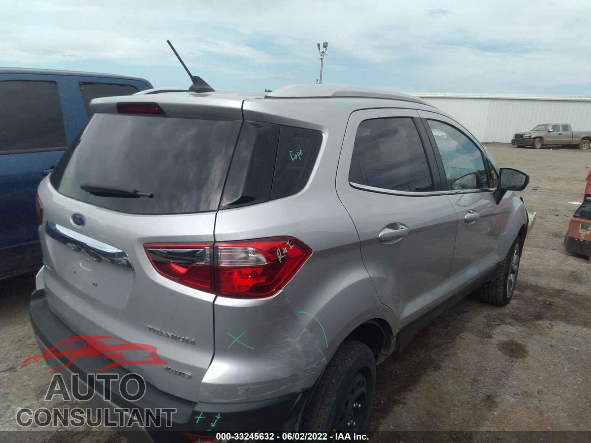 FORD ECOSPORT 2019 - MAJ6S3KL0KC253100