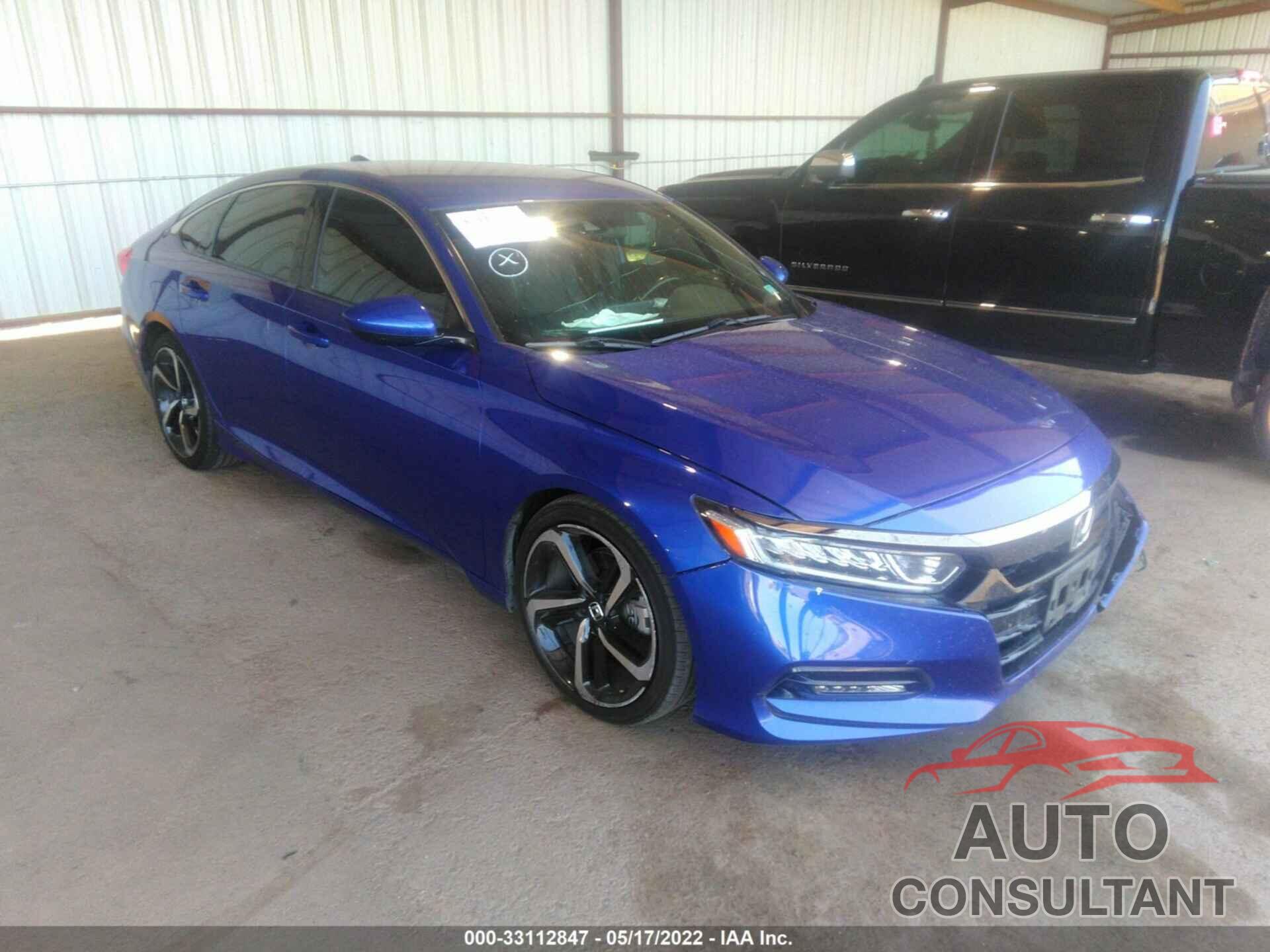 HONDA ACCORD SEDAN 2018 - 1HGCV1F3XJA122755