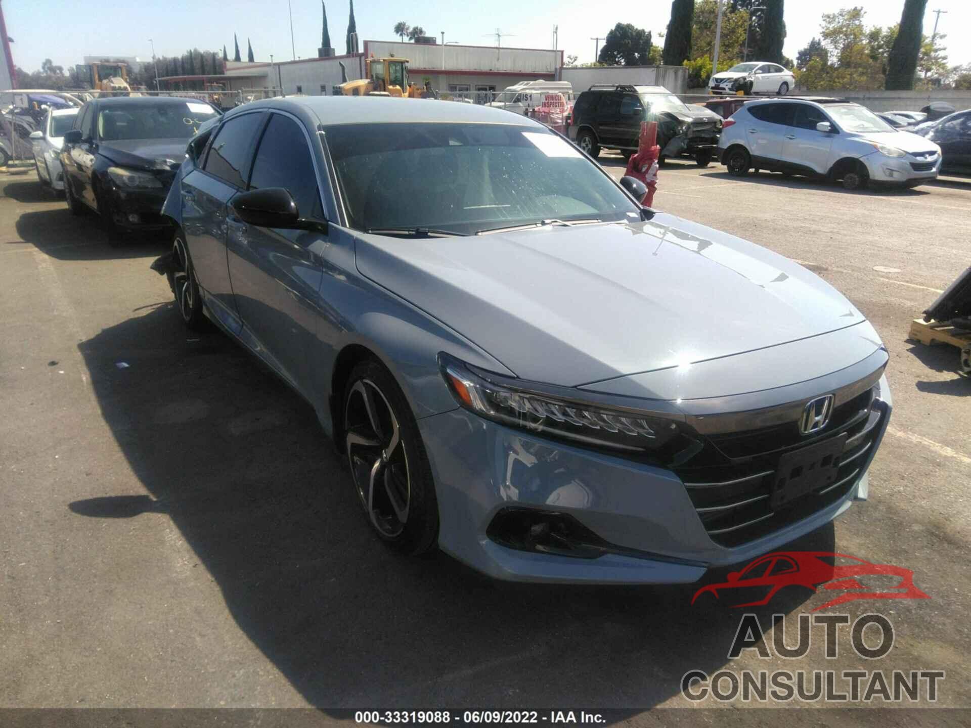 HONDA ACCORD SEDAN 2022 - 1HGCV1F39NA036293