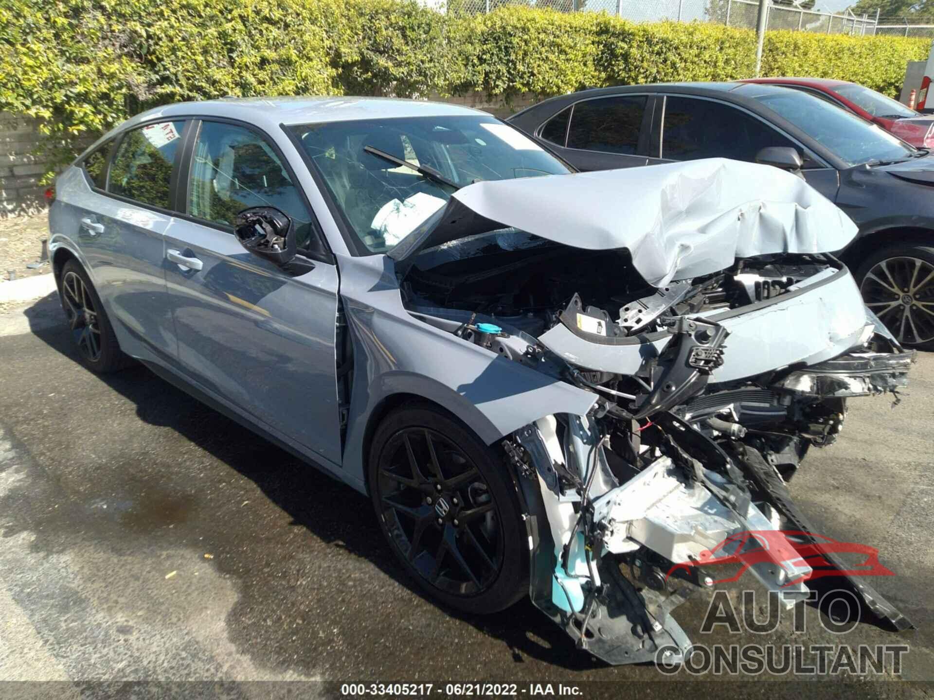 HONDA CIVIC HATCHBACK 2022 - 19XFL2H82NE002192