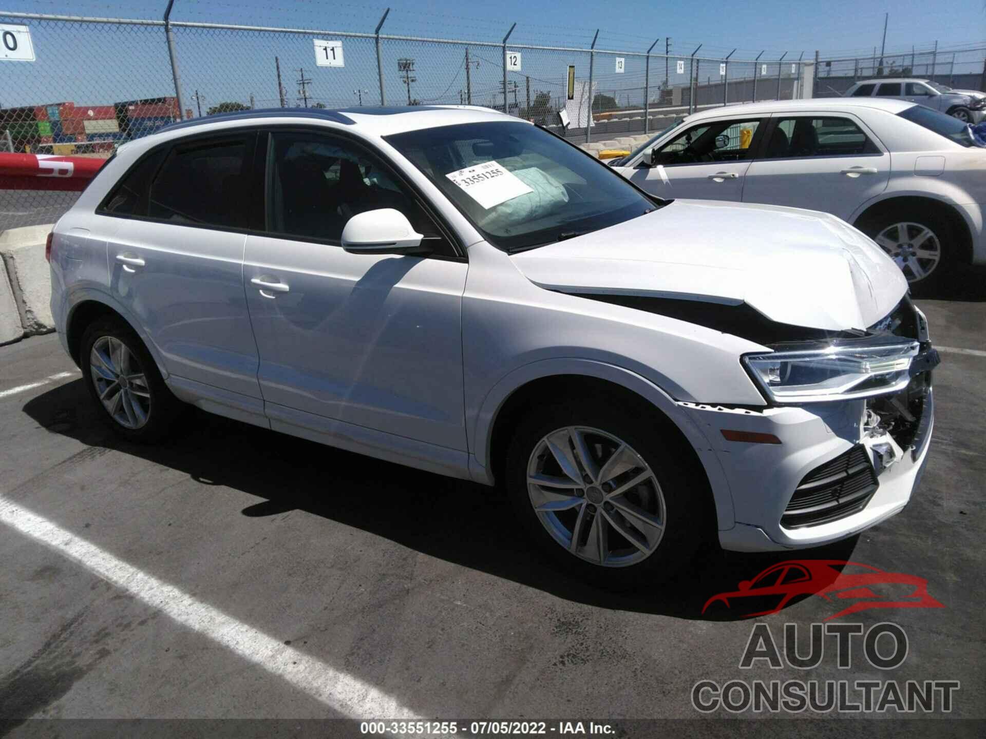 AUDI Q3 2017 - WA1BCCFS6HR009751